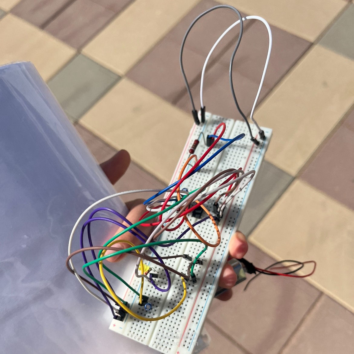 Flashing lamp with using 555timer