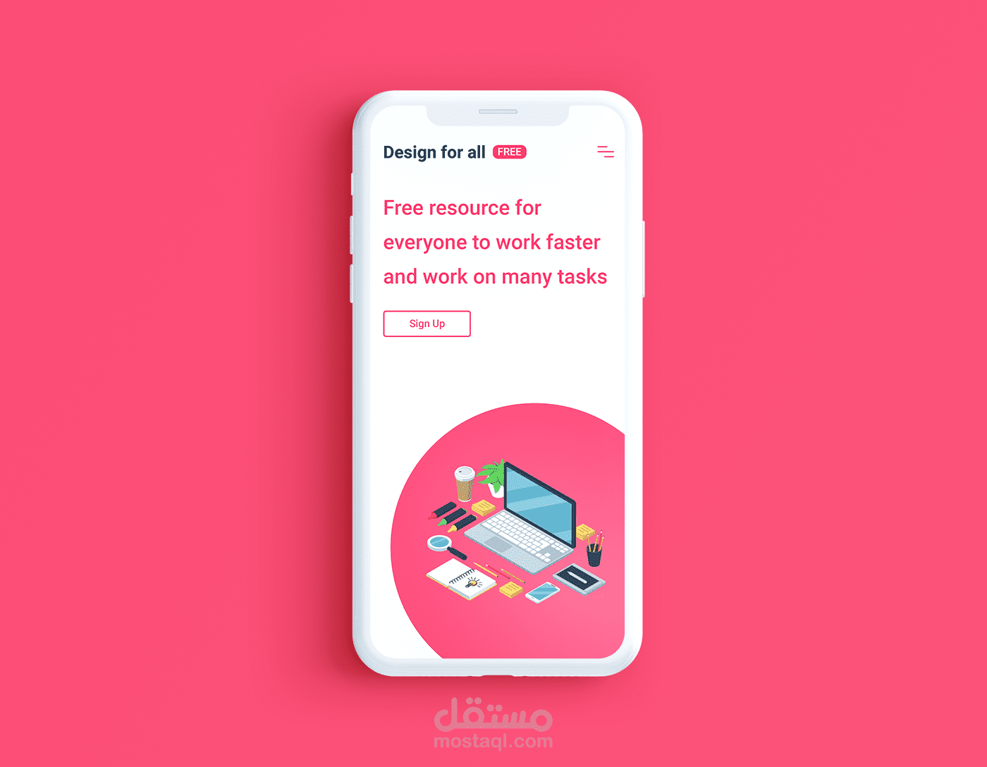 Design for all "mobile version"