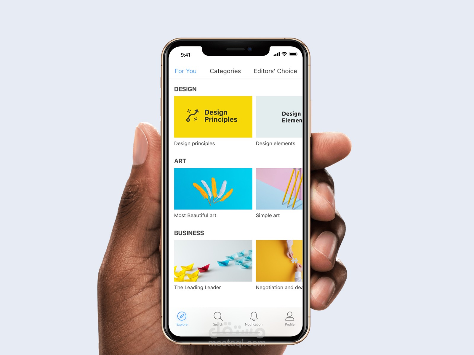 تصميم تطبيقات مشاركة السلايدات