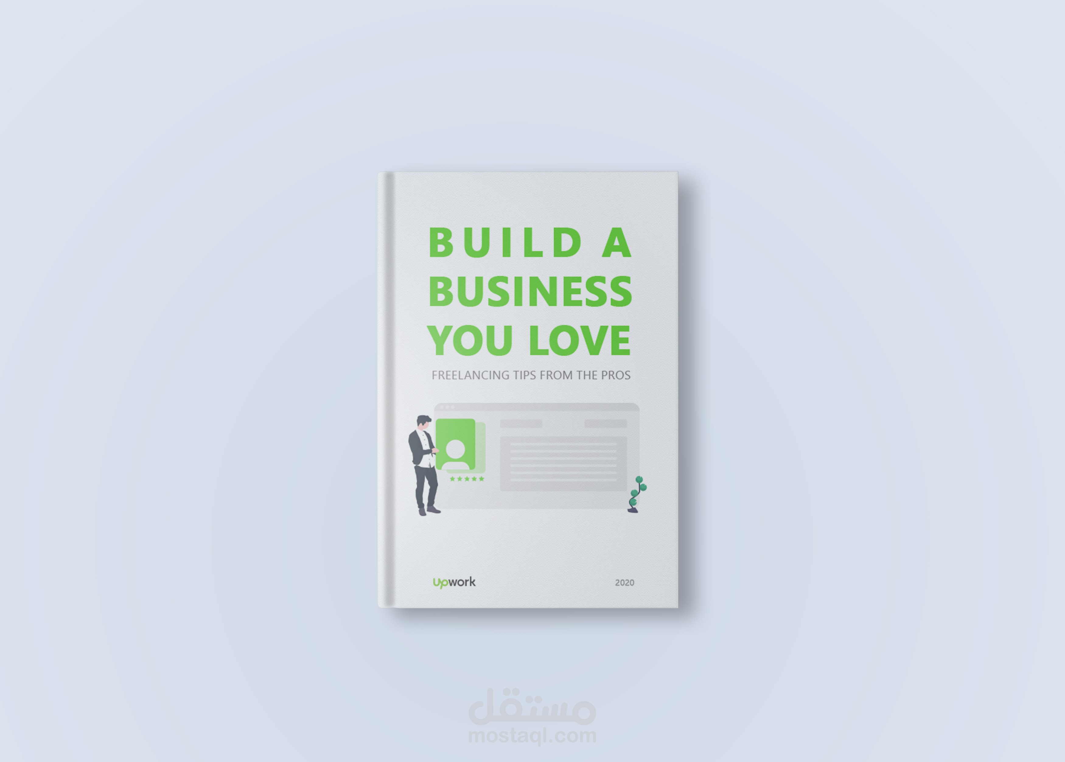 تصميم غلاف كتاب upwork