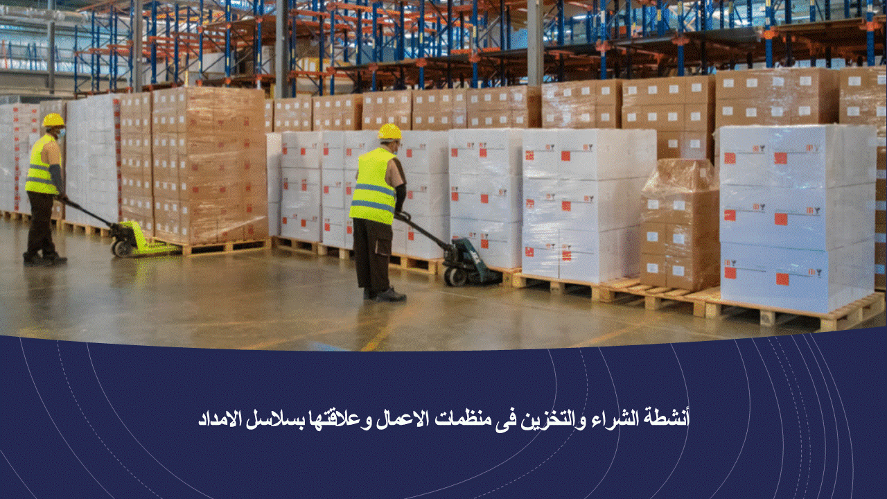 أنشطة الشراء والتخزين فى منظمات الاعمال وعلاقتها بسلاسل الامداد
