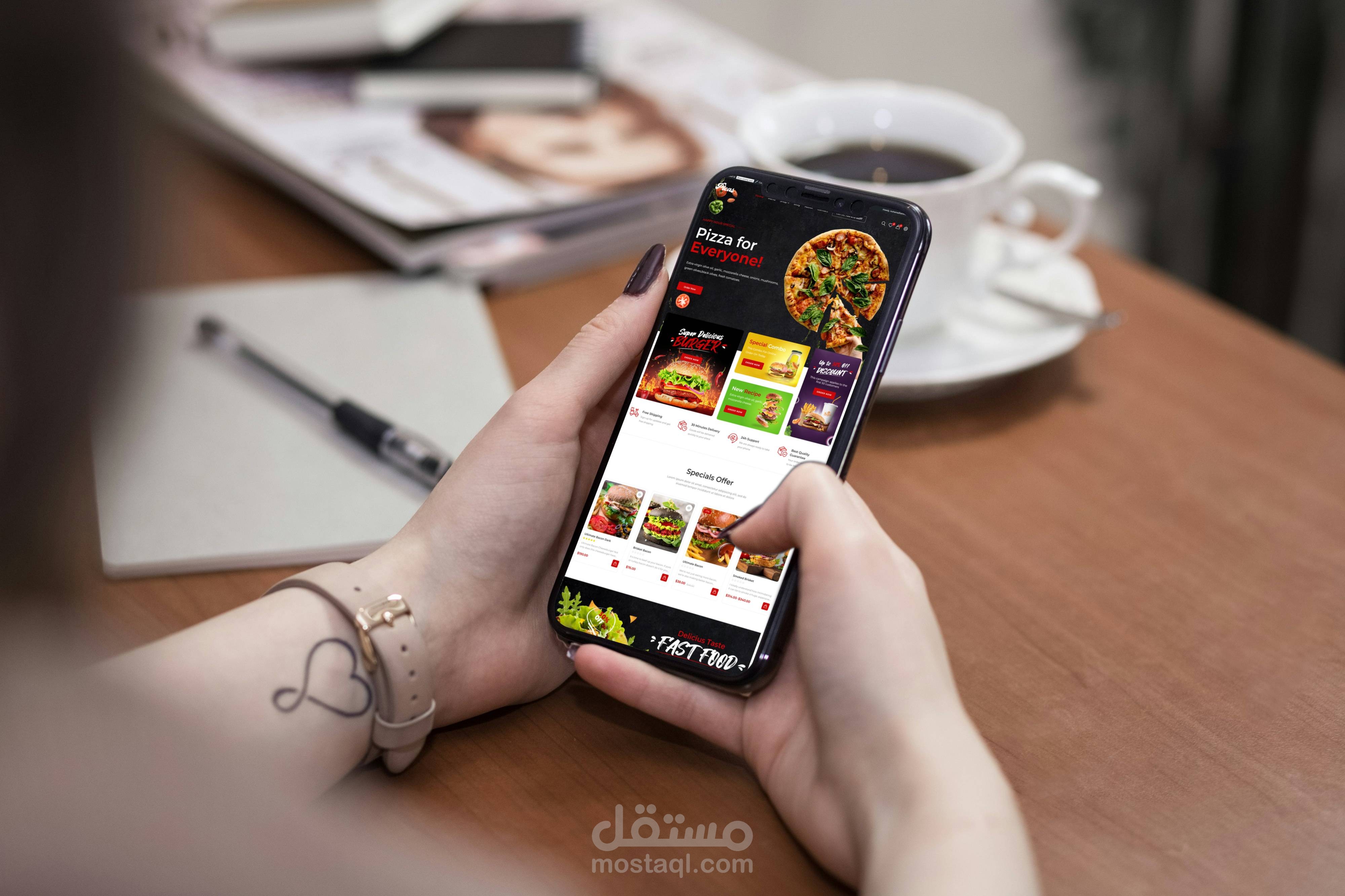 موقع لمطعم
