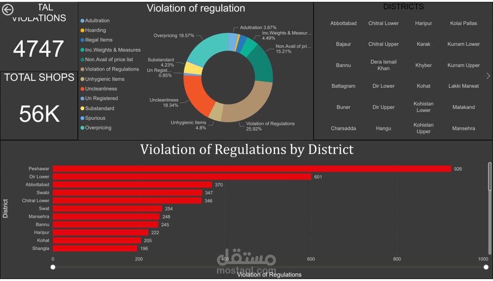 District-Wise Societal Inspections: PowerBI Mastery in KPK