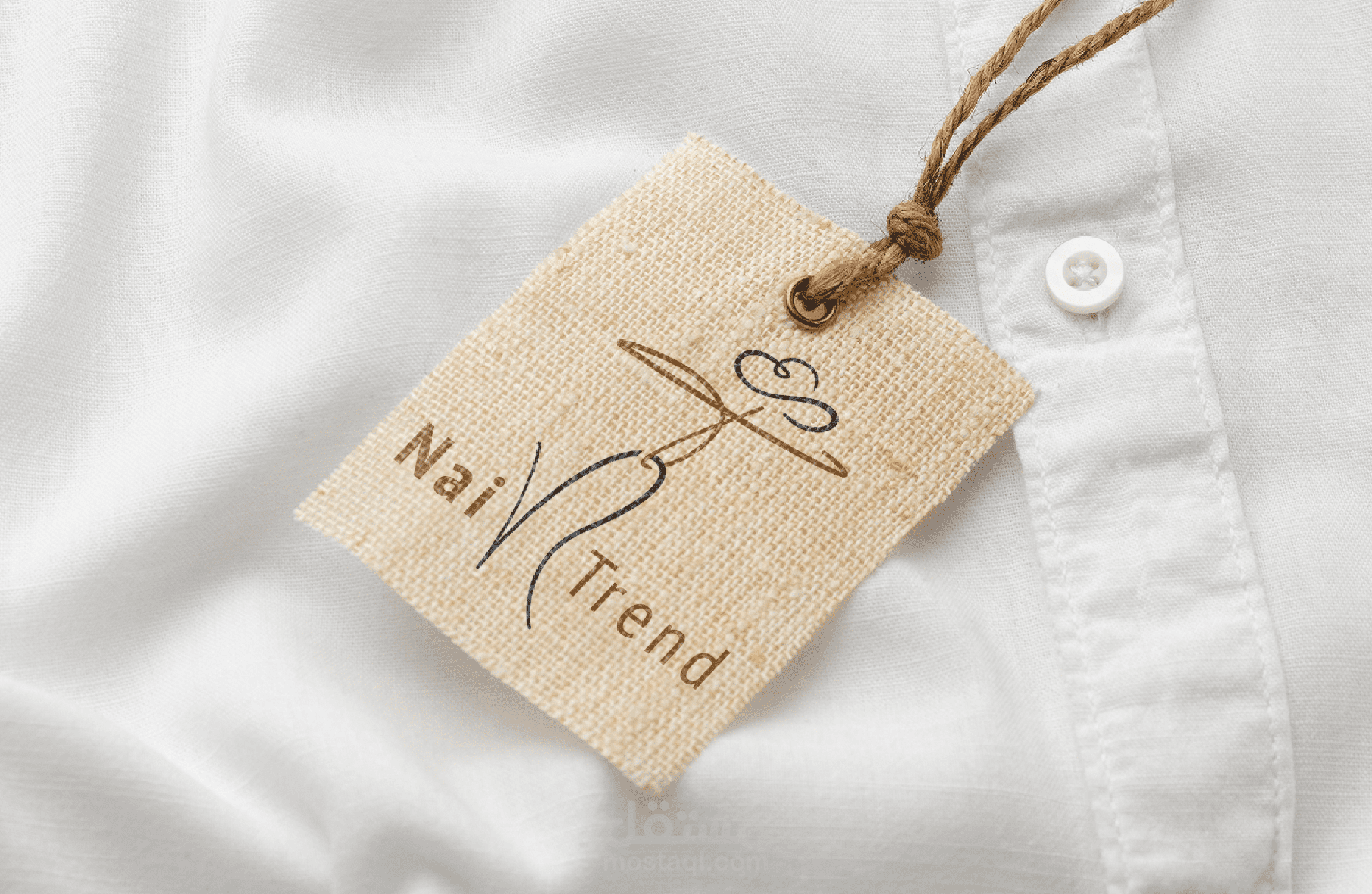 تصميم الهوية البصرية لمتجر NaiTrend للملابس النسائية .