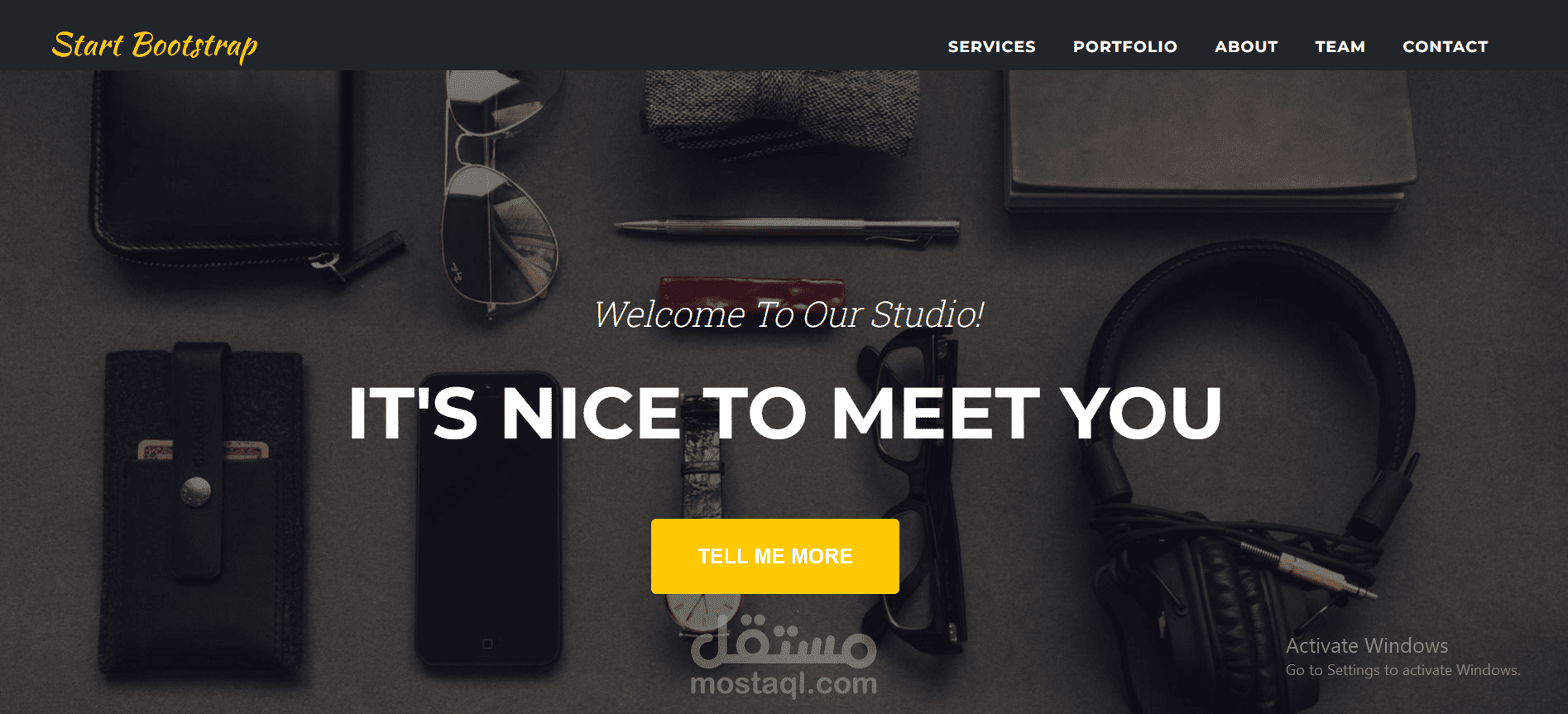 Web templete