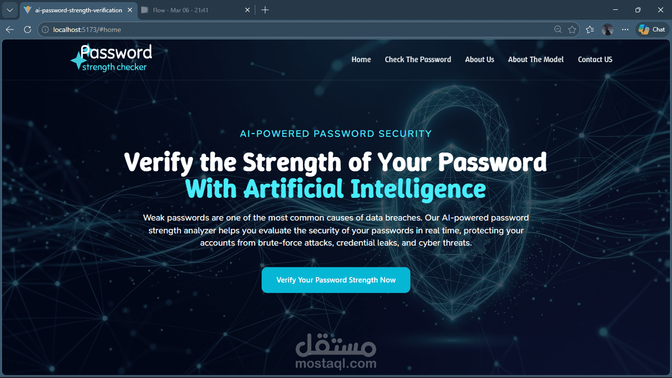 AI-Powered Password Strength Verification
