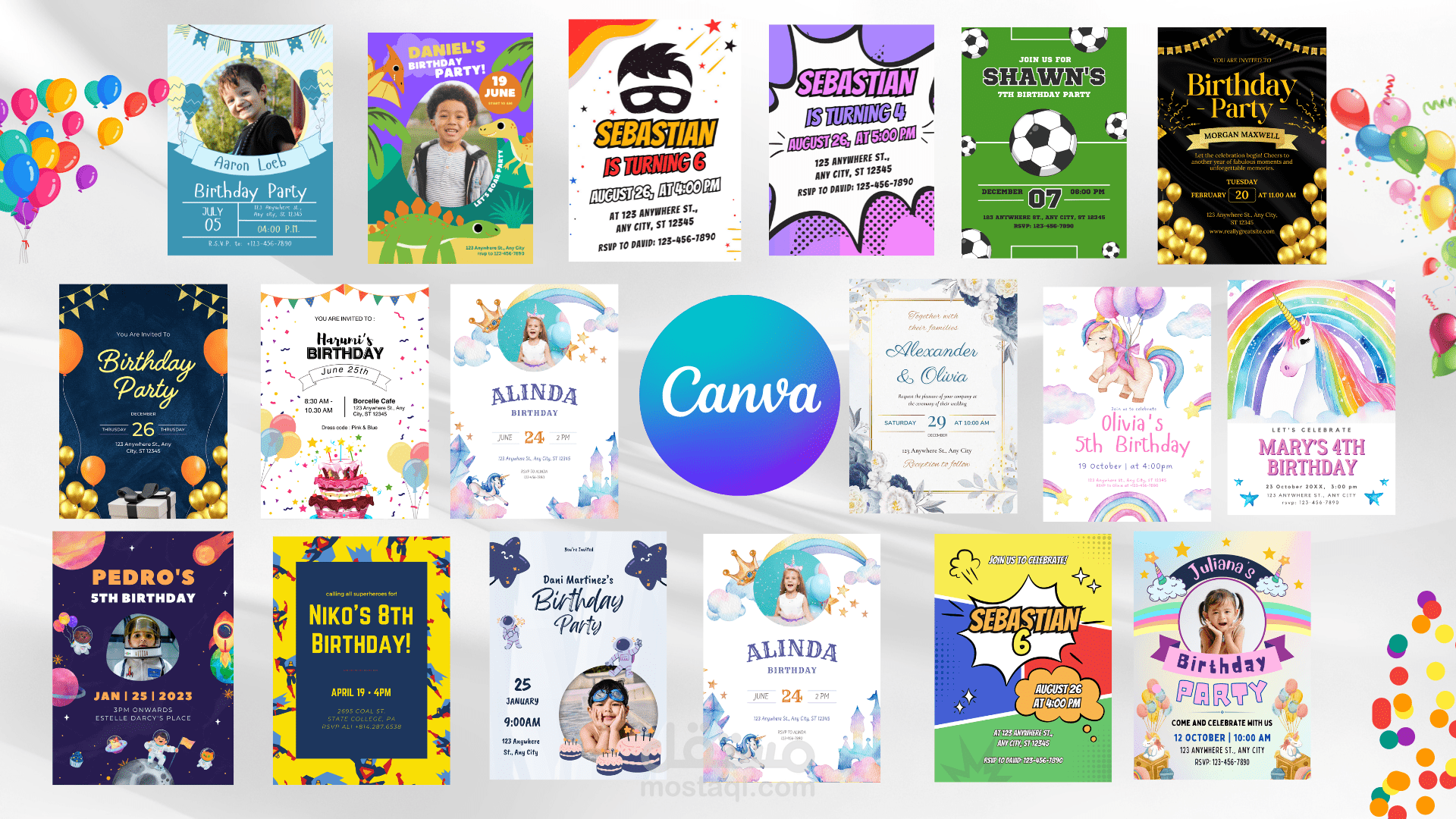 تصميم دعوات مناسبات احترافية باستخدام Canva Pro