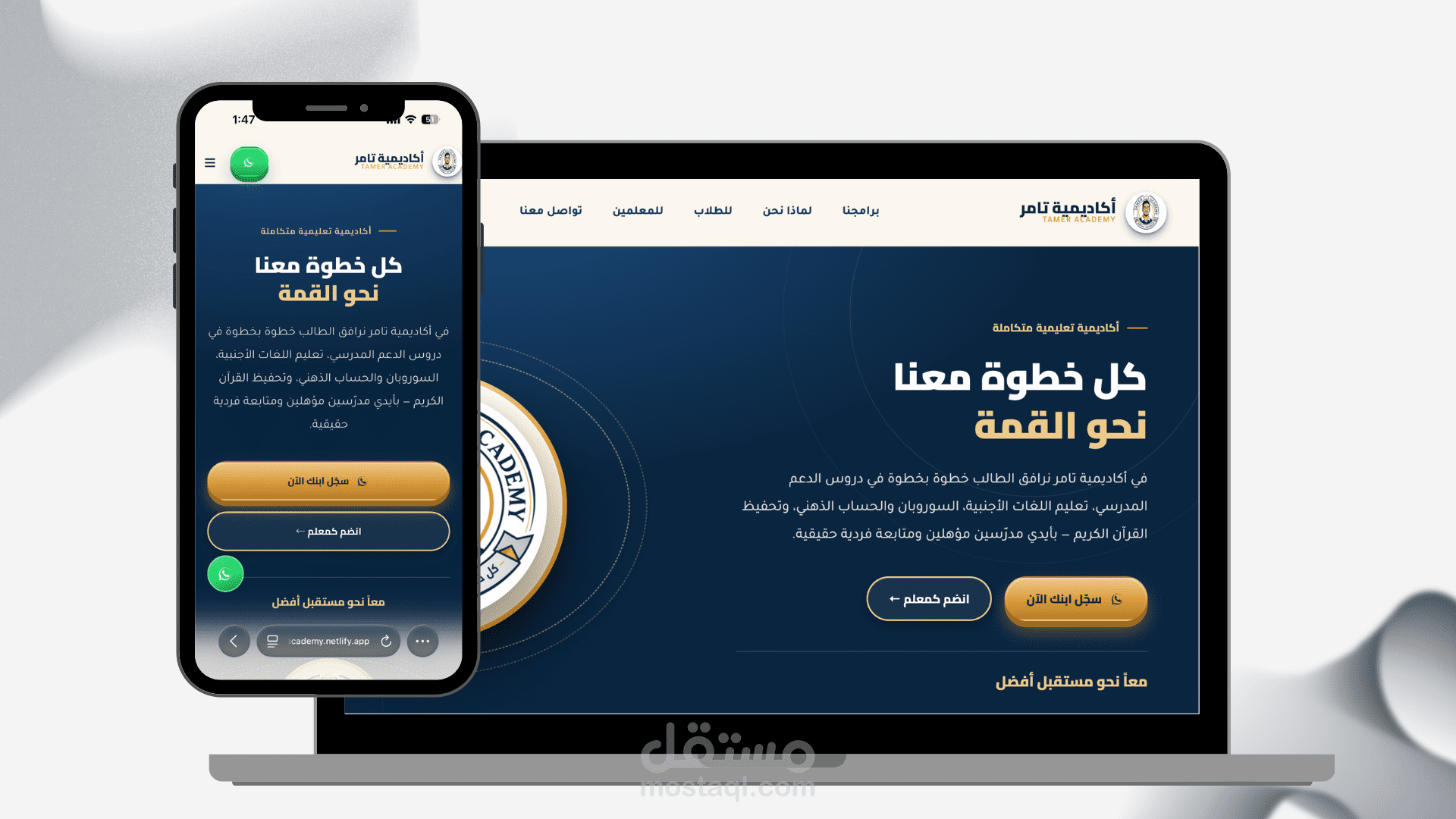 صفحة هبوط احترافية