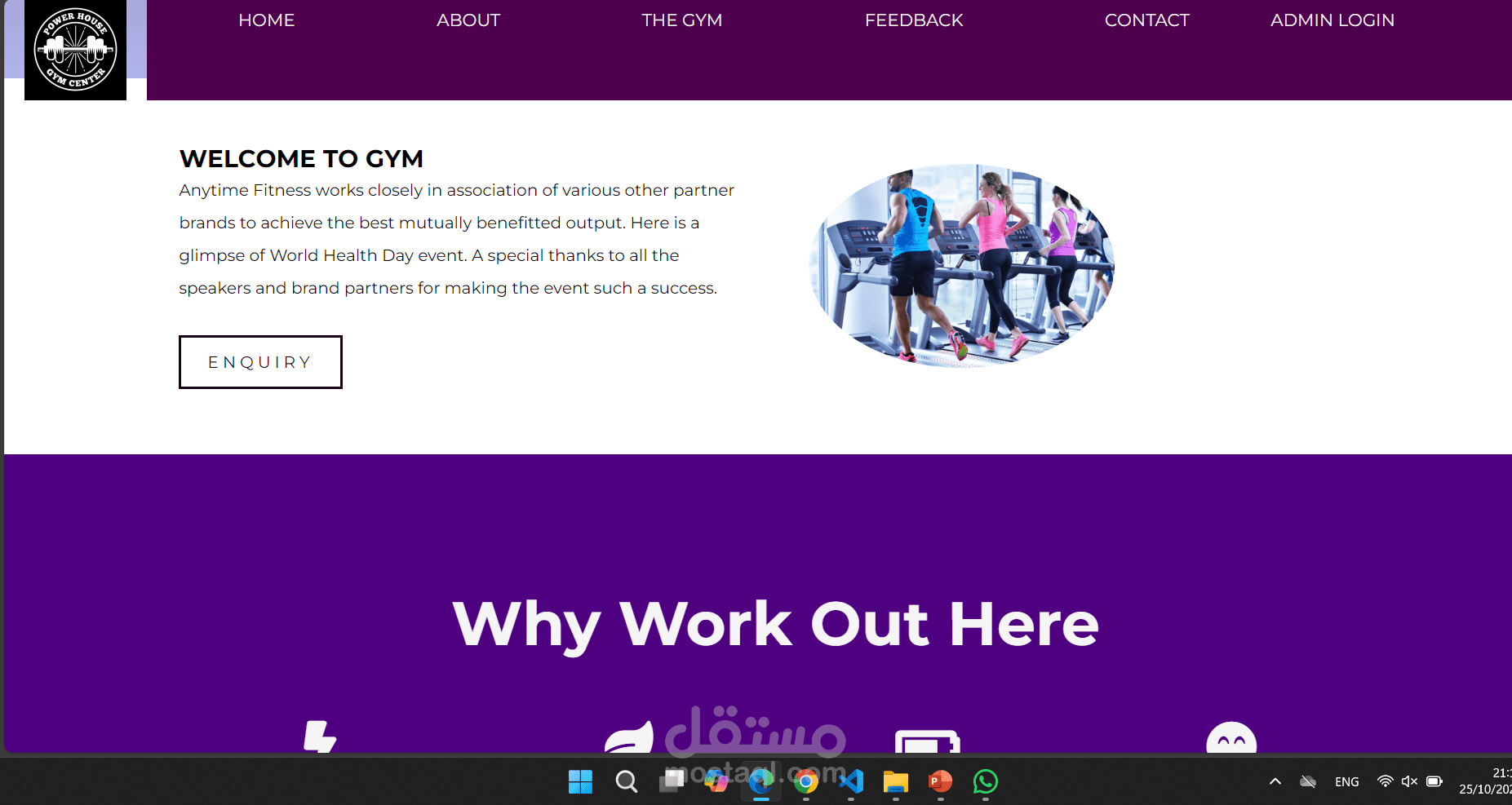 GYM website