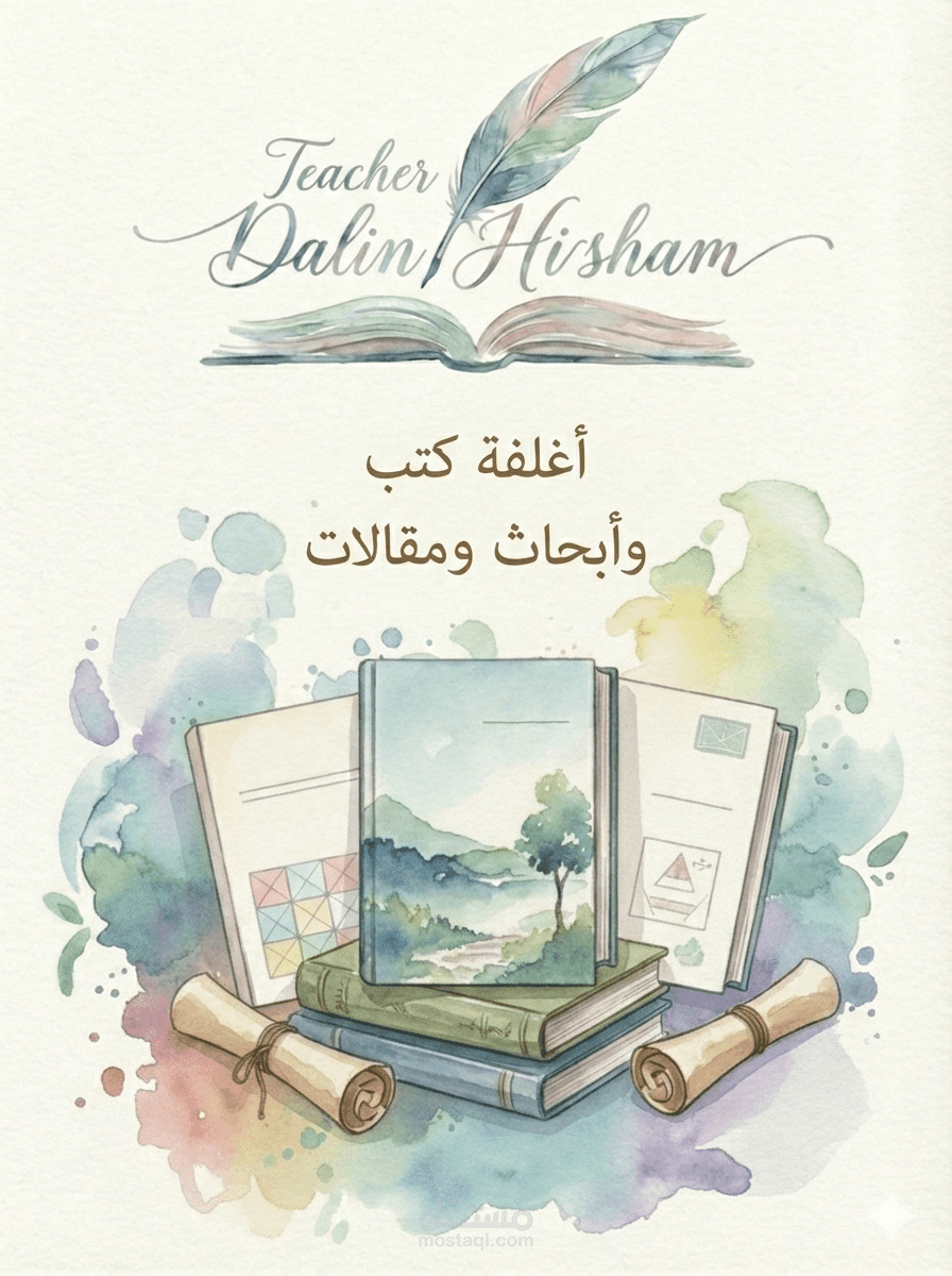 أغلفة كتب (Book cover )