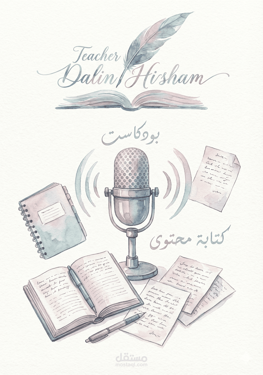 كتابة ( اسكريبتات - بودكاست - مقاطع يوتيوب )