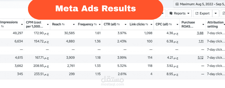 إدارة وإطلاق حملات إعلانية ناجحة على Meta Ads مع تحقيق نتائج ملموسة