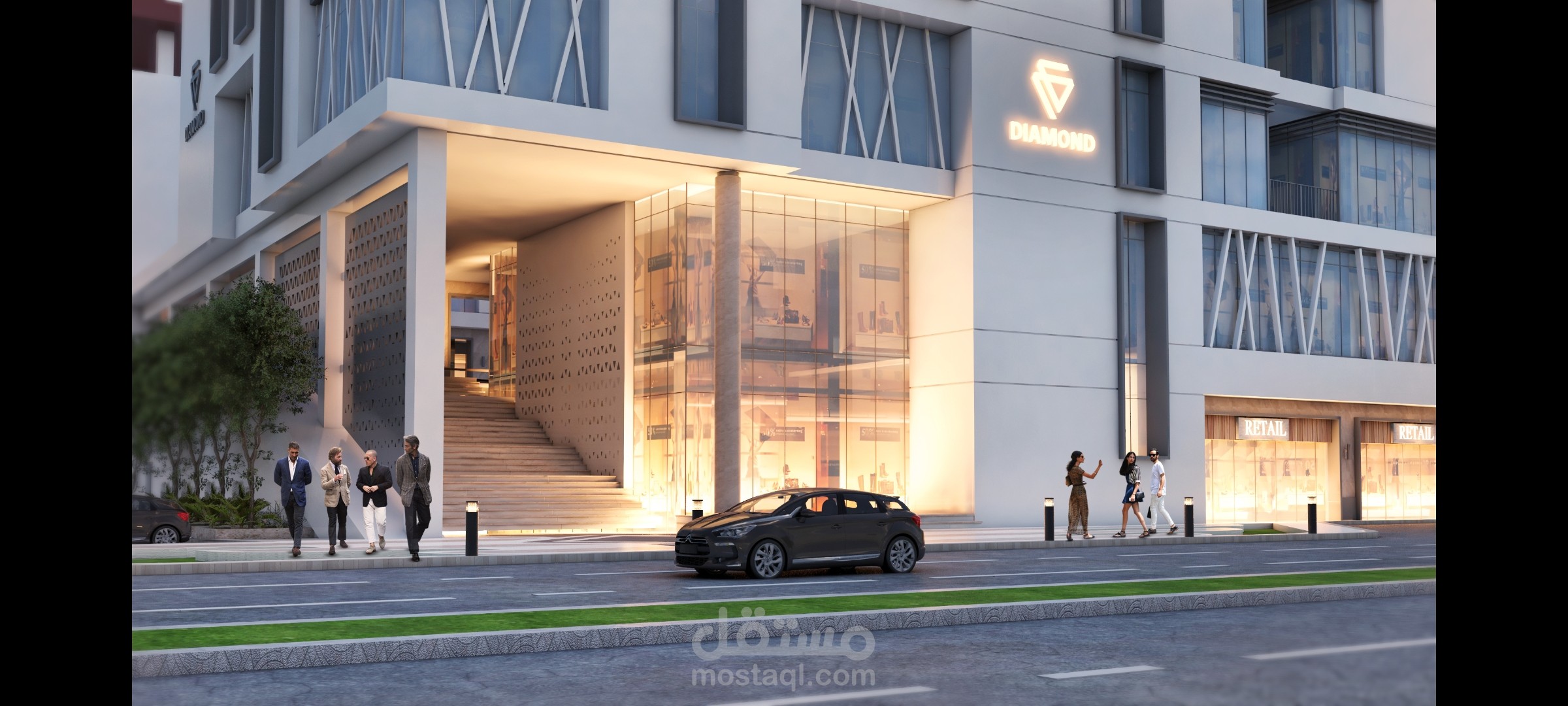 تصميم مشروع مول دايموند بالاسمرات