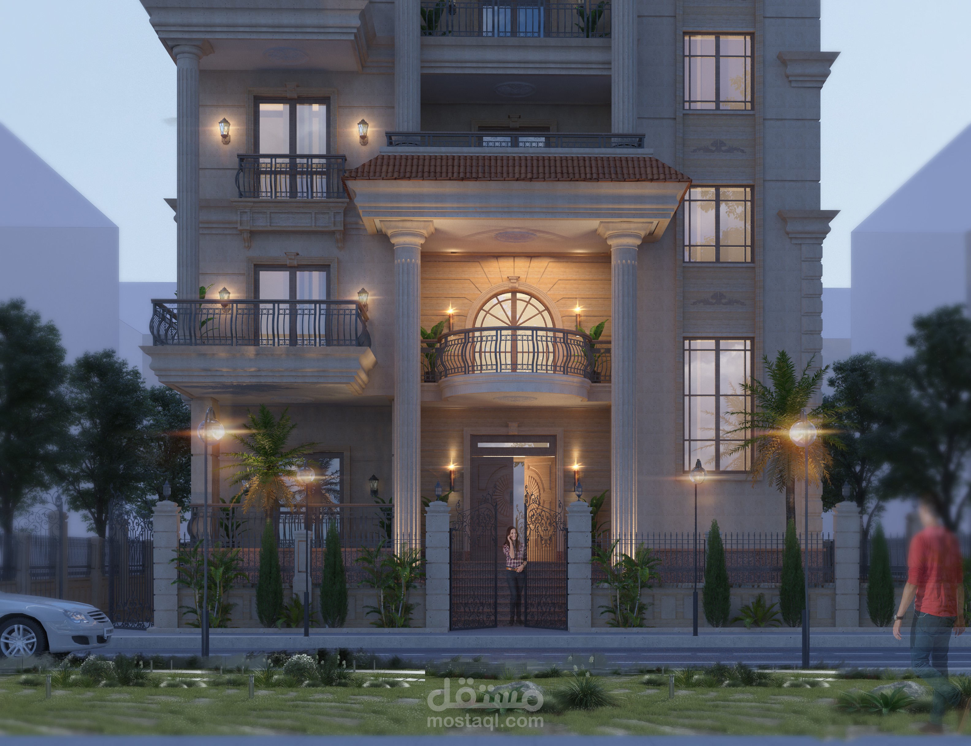 تصميم عمارة سكنية