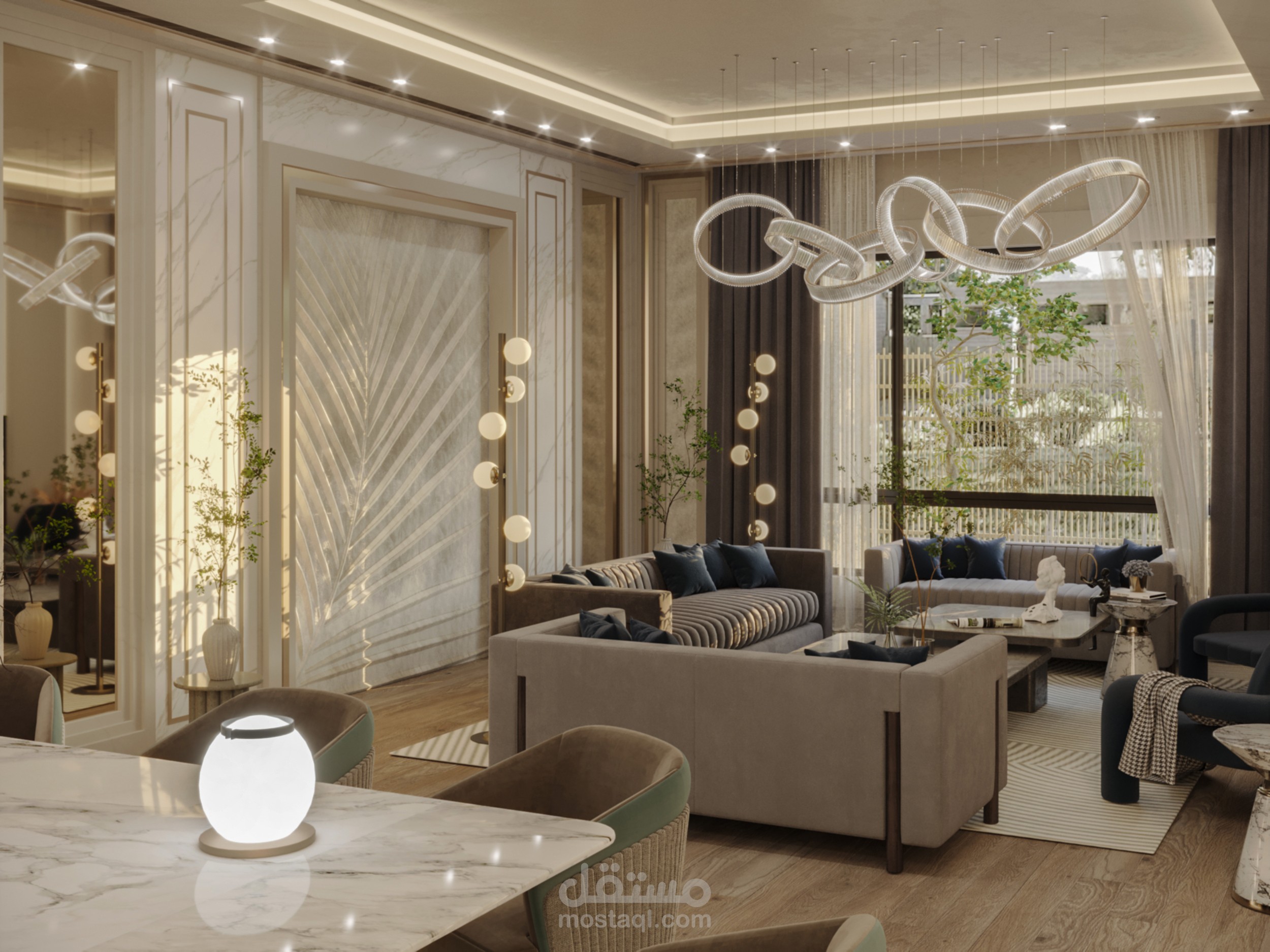 تصميم صالة جلوس مودرن | مستقل