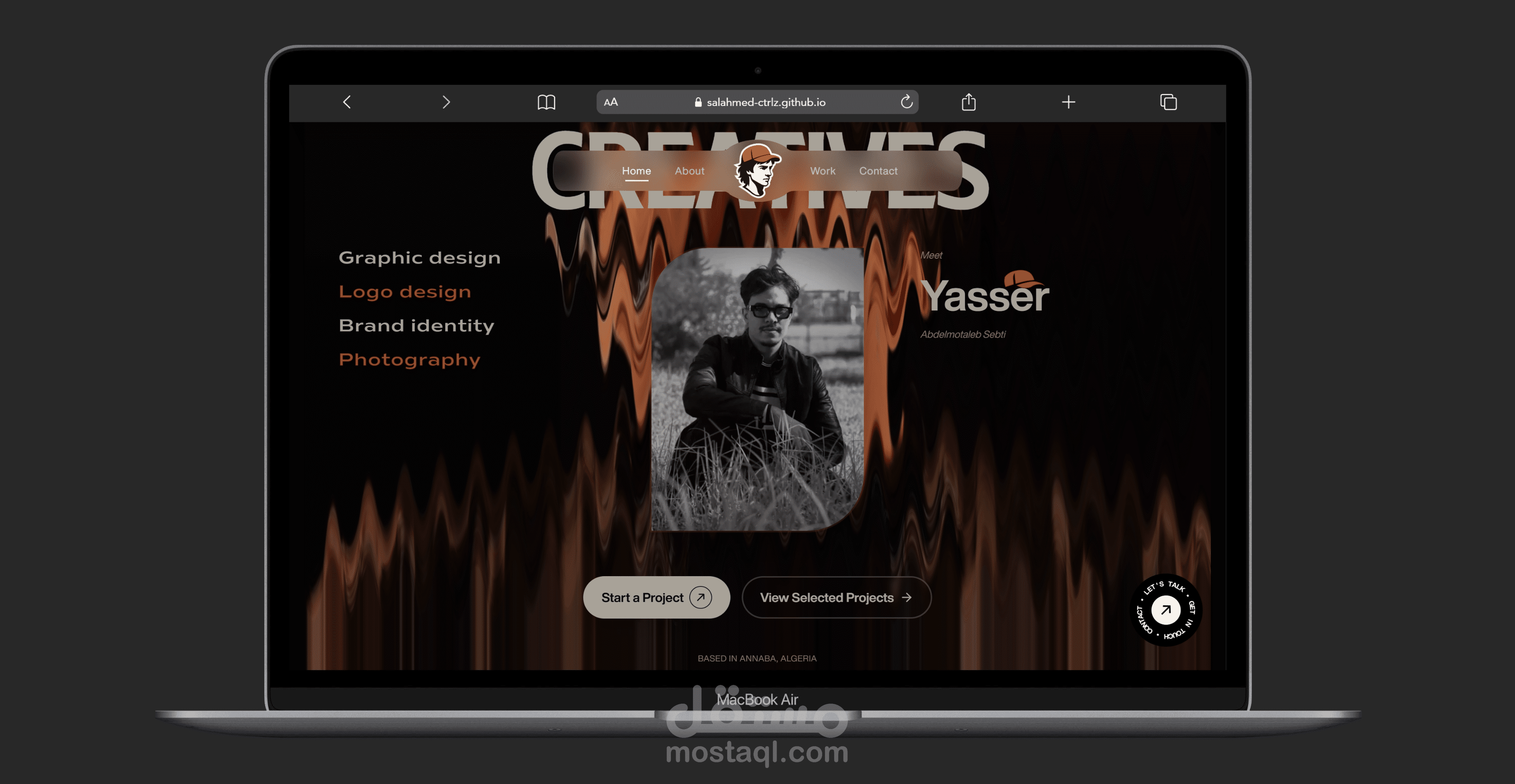 Graphic Designer Portfolio Website