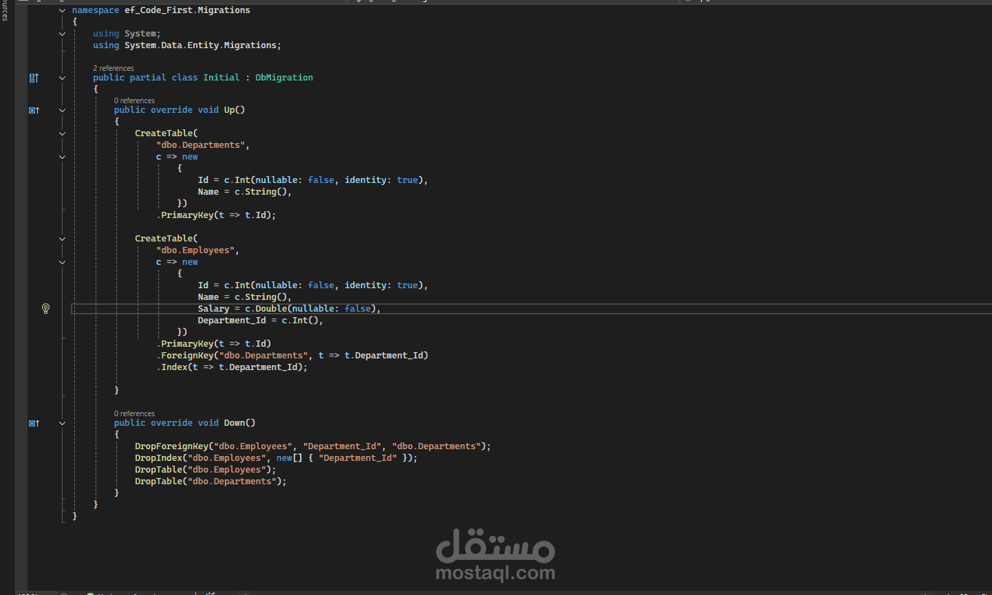 نظام إدارة المنتجات باستخدام ASP NET Core  و Entity Framework