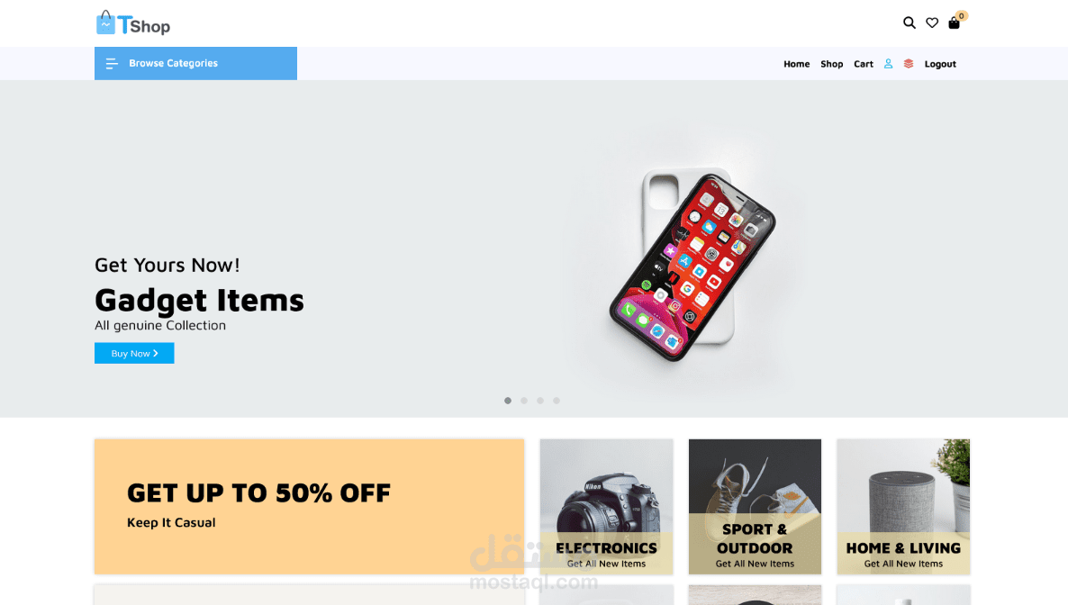 إنشاء موقع تجارة إلكترونية باستخدام ASP.NET Core