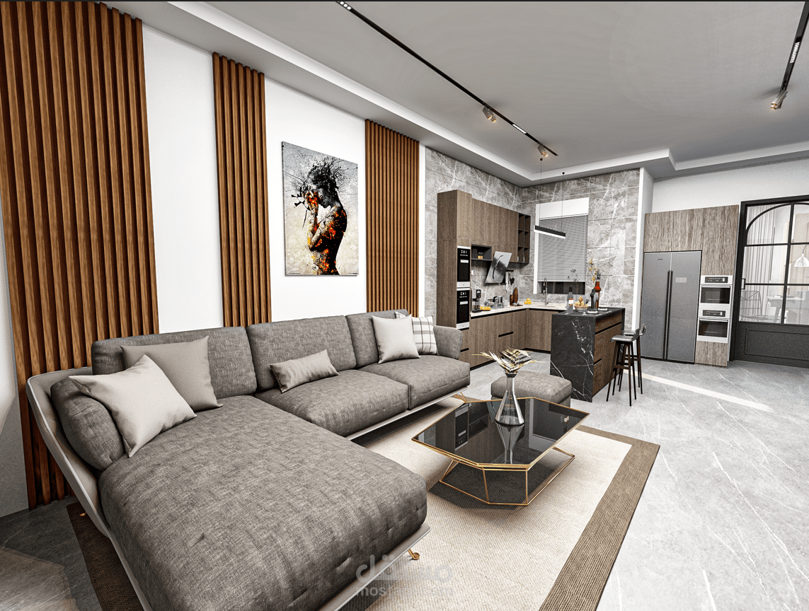 تصميم داخلى لمنزل فى السعوديه (جده)