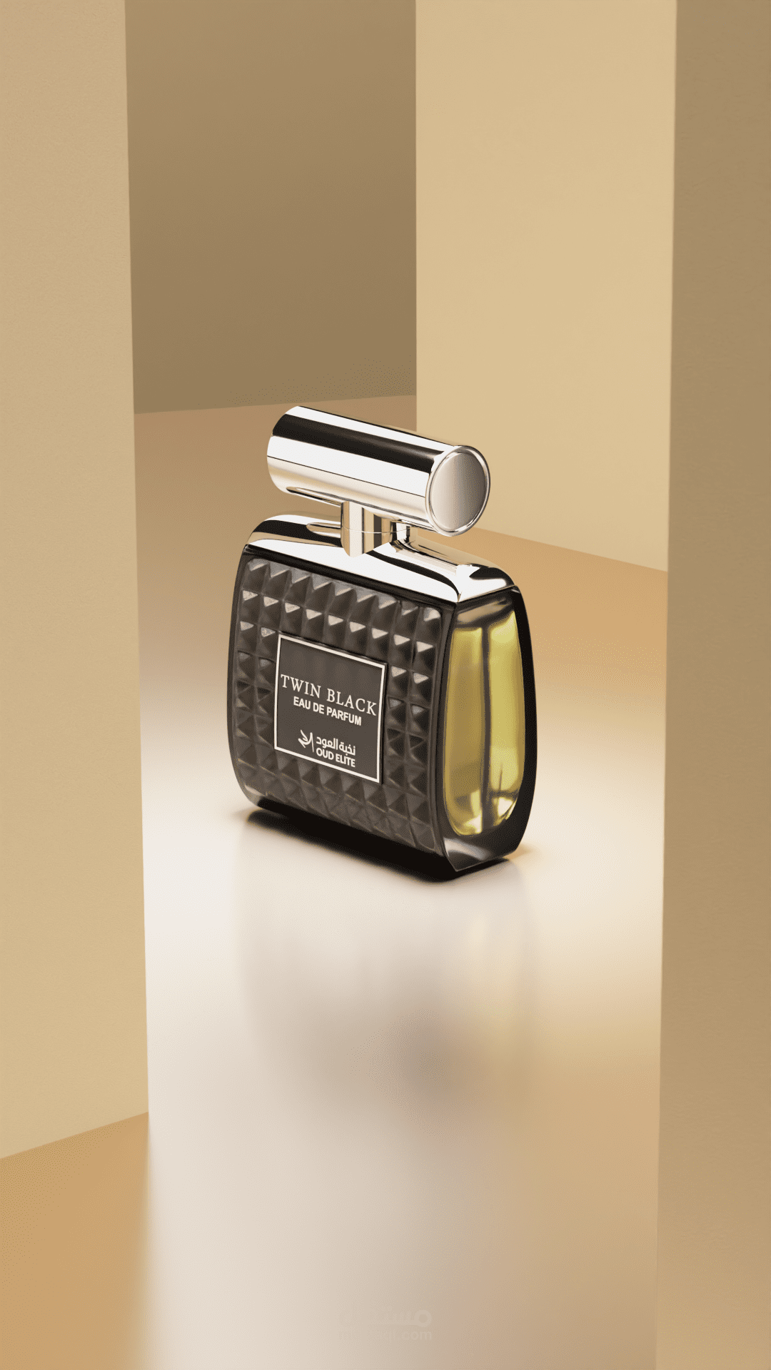 نموذج ثلاثي الابعاد لعطر مع فيديو انيميشن , 3D modeling and animation