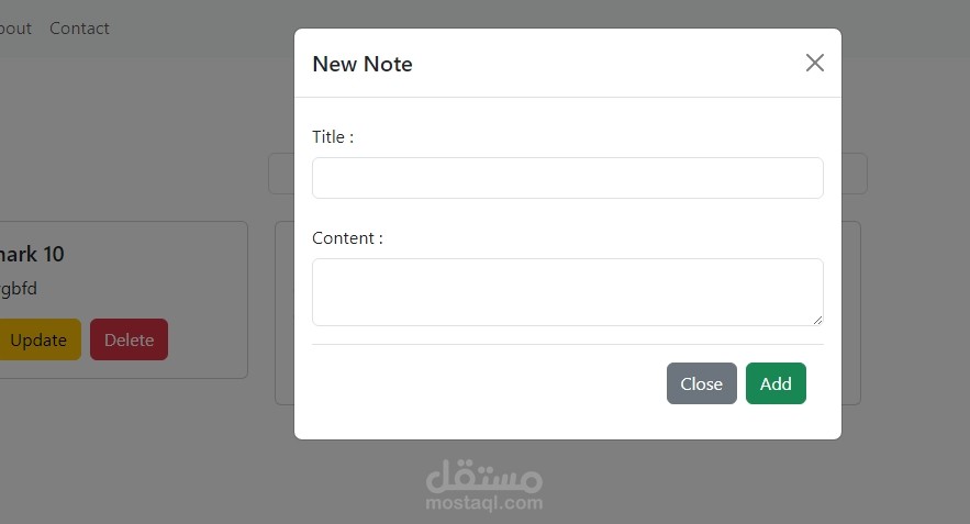 Note Application Angular 17