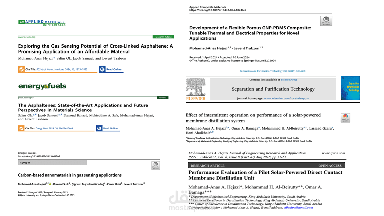 Scientific Research in Mechanical and Material Engineering