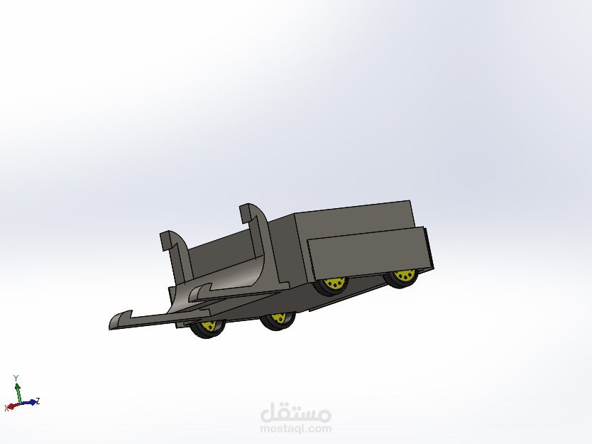 تصميم ثلاثي الأبعاد لروبوت قتالي – SolidWorks