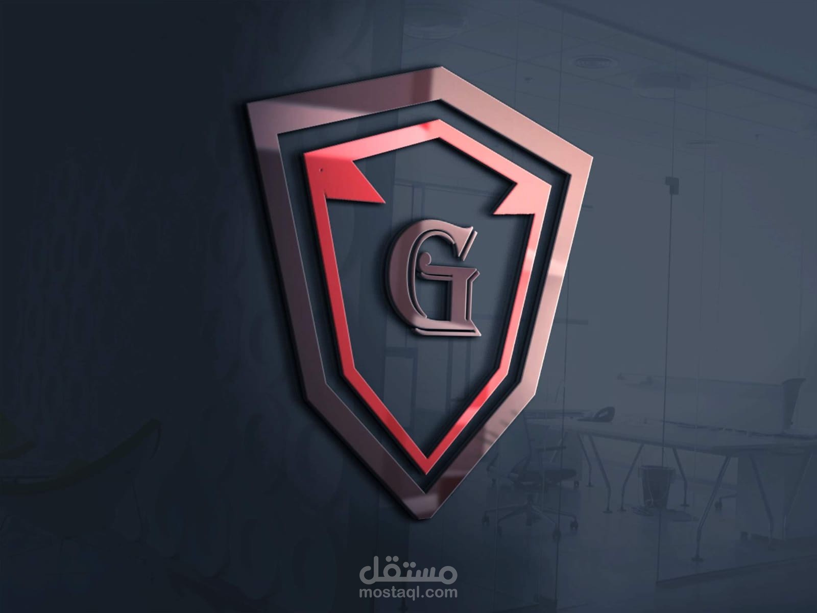 تصميم لوجوهات علي ال photoshop