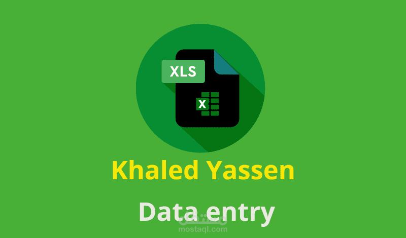 ادخال البيانات باستخدام اكسل