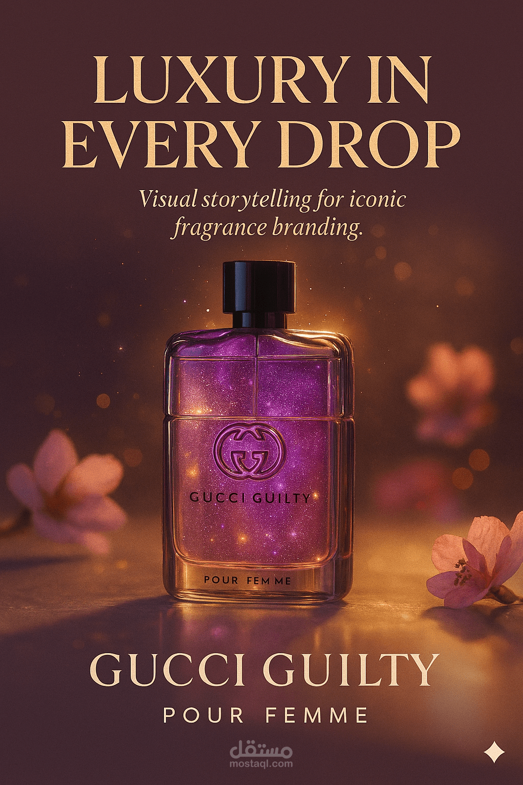 تصميم بوست لمتجر عطور