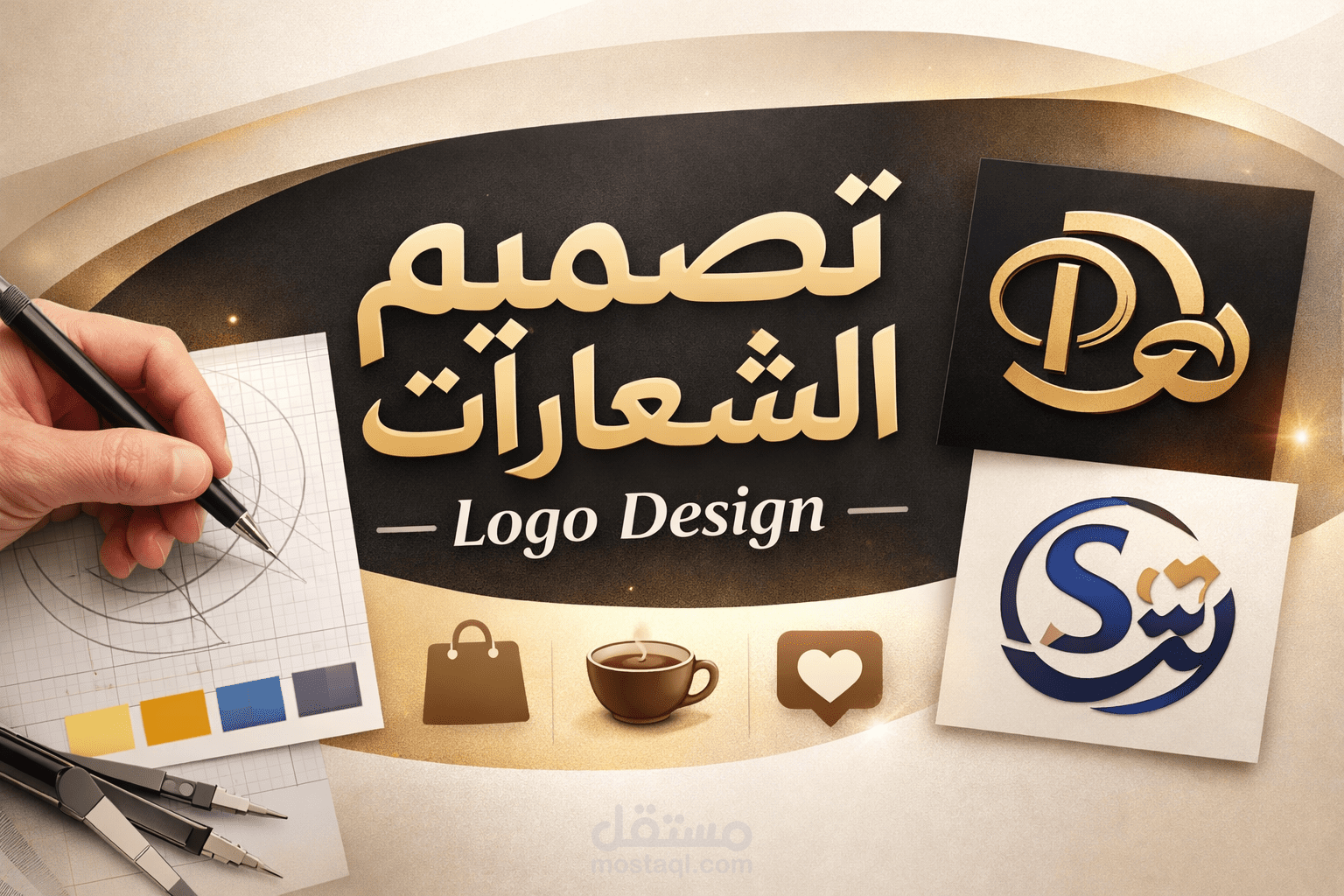 معرض تصاميم الشعارات الحديثة