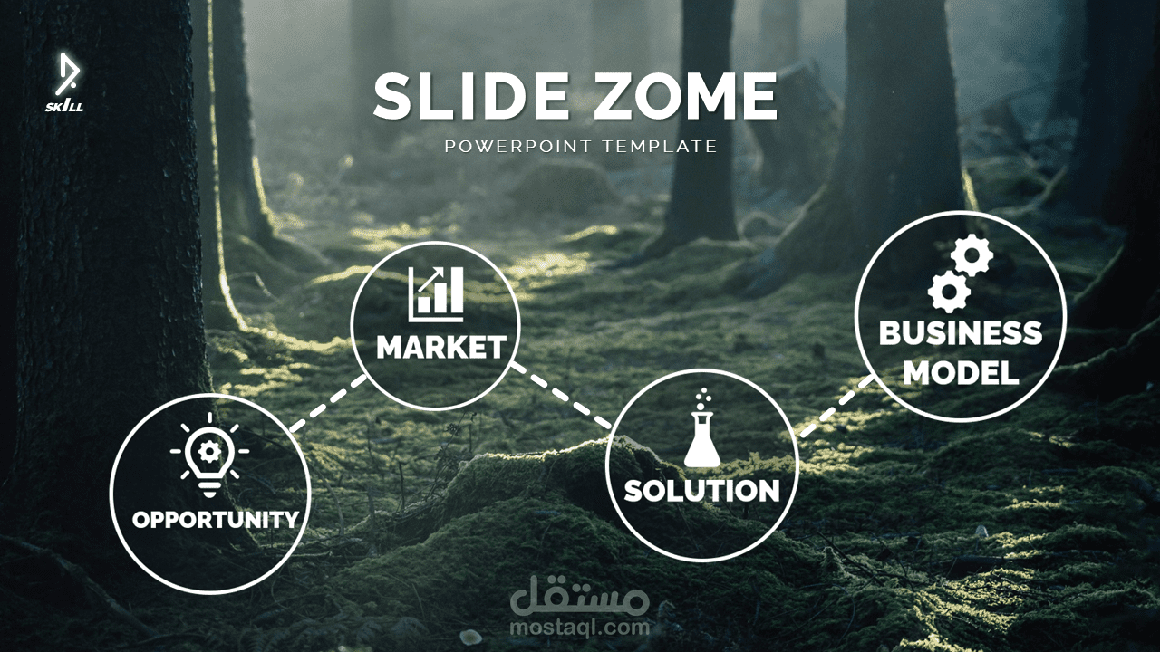 عرض بصري ديناميكي بتقنية الزووم (ZOOM) – تصميم احترافي بتسلسل ذكي