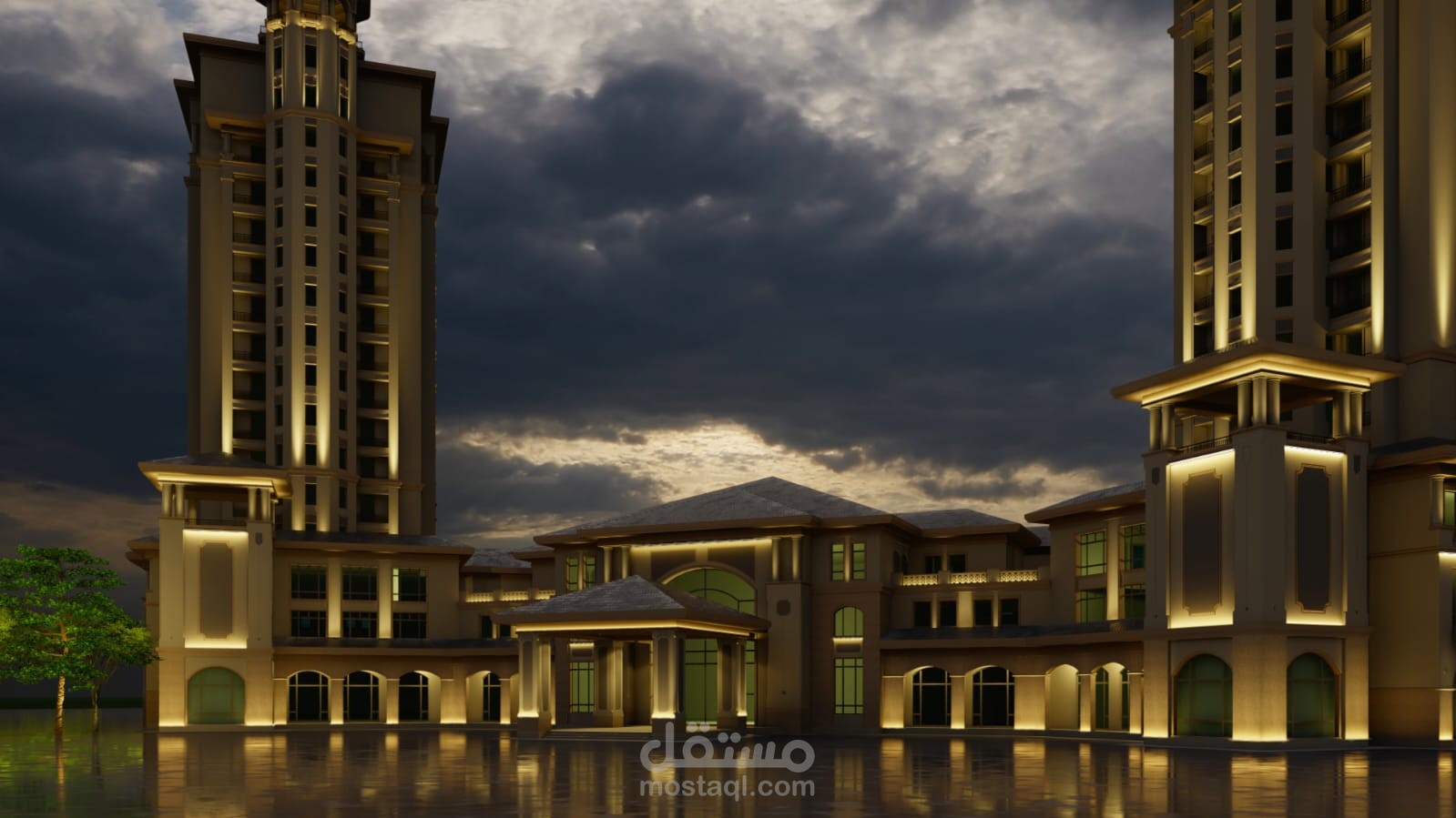 تصميم الإضاءة لفندق خمس نجوم