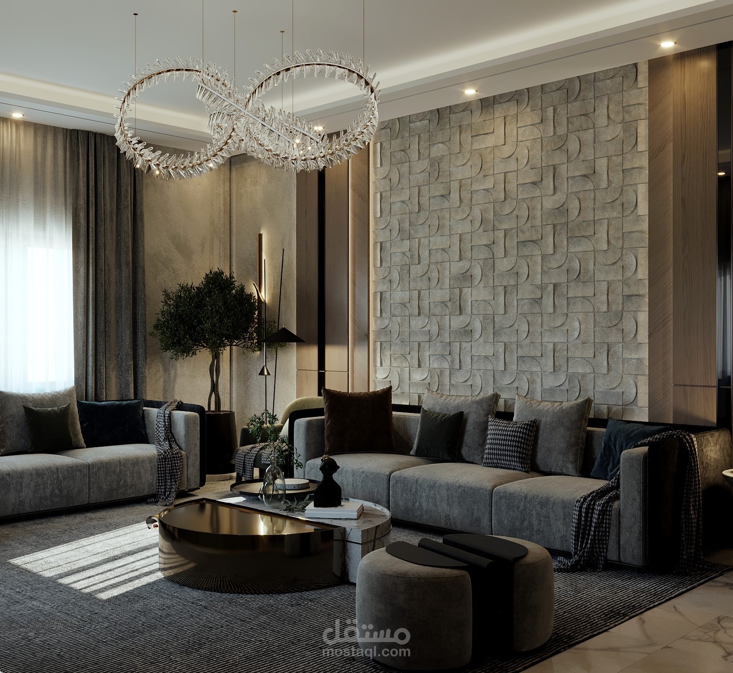 تصميم داخلي لمجلس رجال