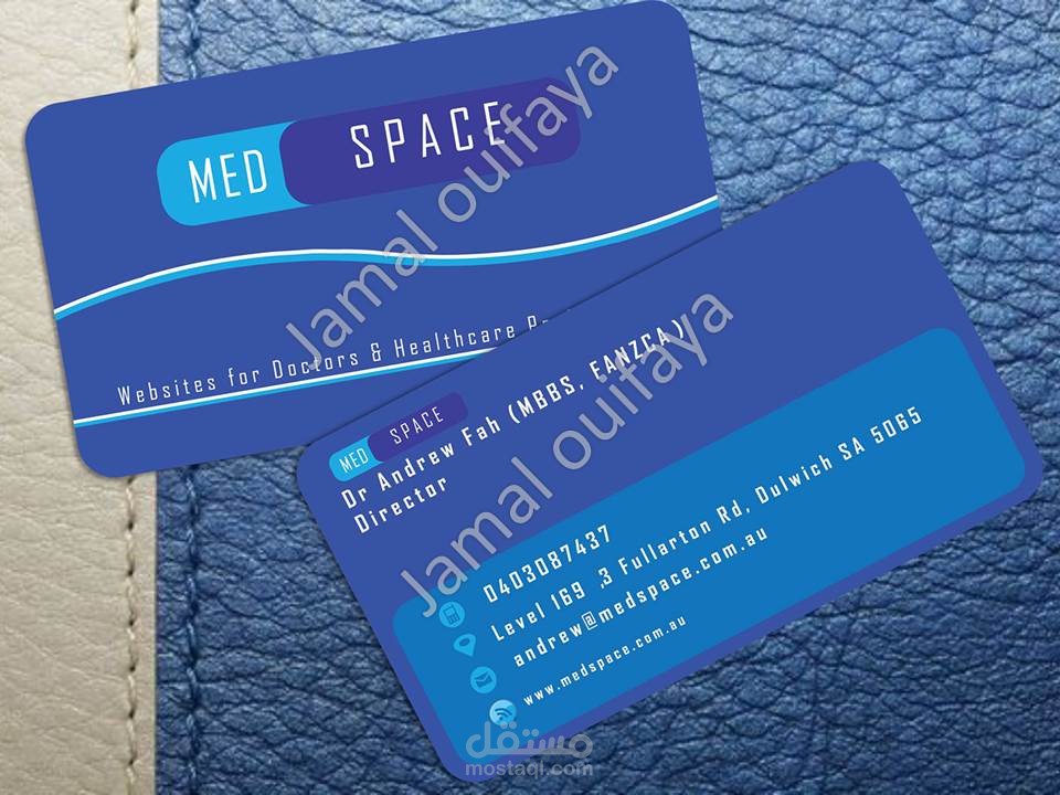 تصميم بطاقة الاعمال