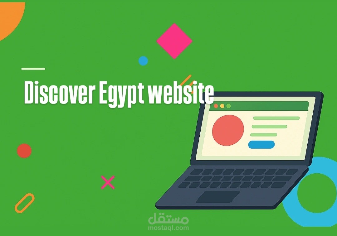 موقع سياحي احترافي عن مصر – تصميم كامل ومحتوى تسويقي جذاب