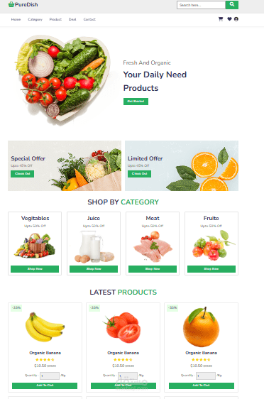 PureDish website