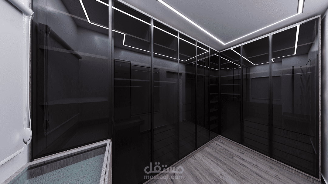 تصميم غرفة ملابس