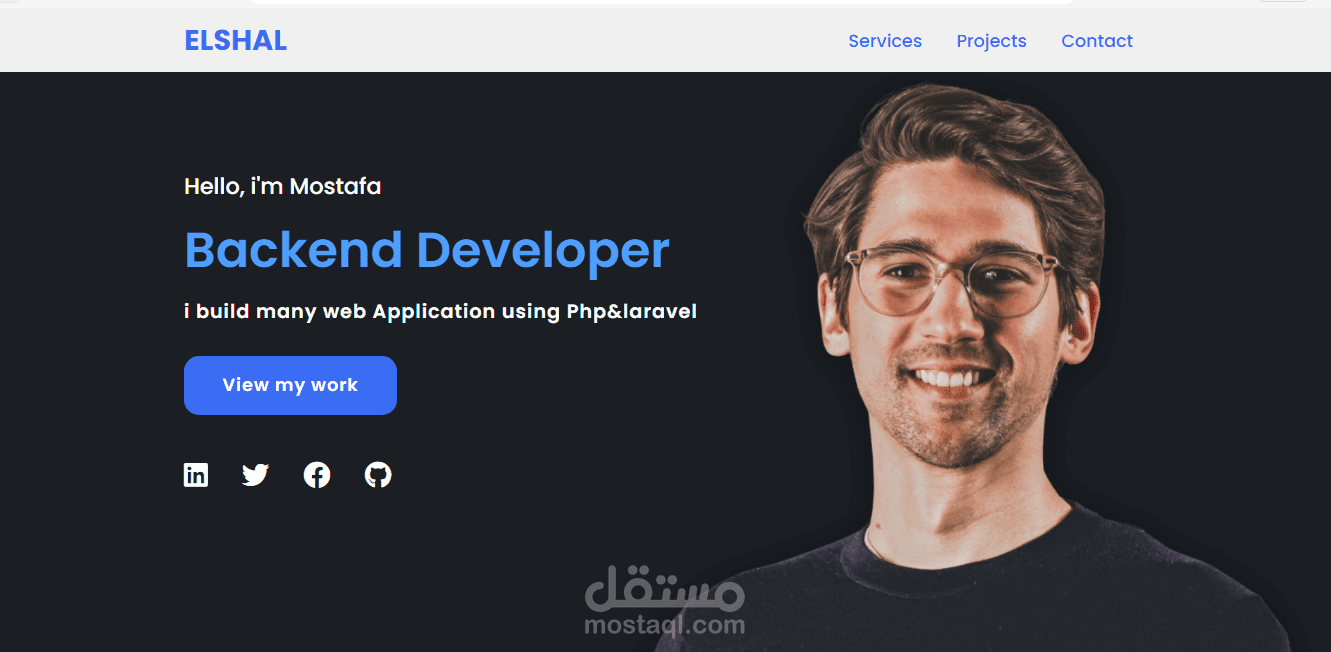 تدريب وتصميم موقع لنفسي