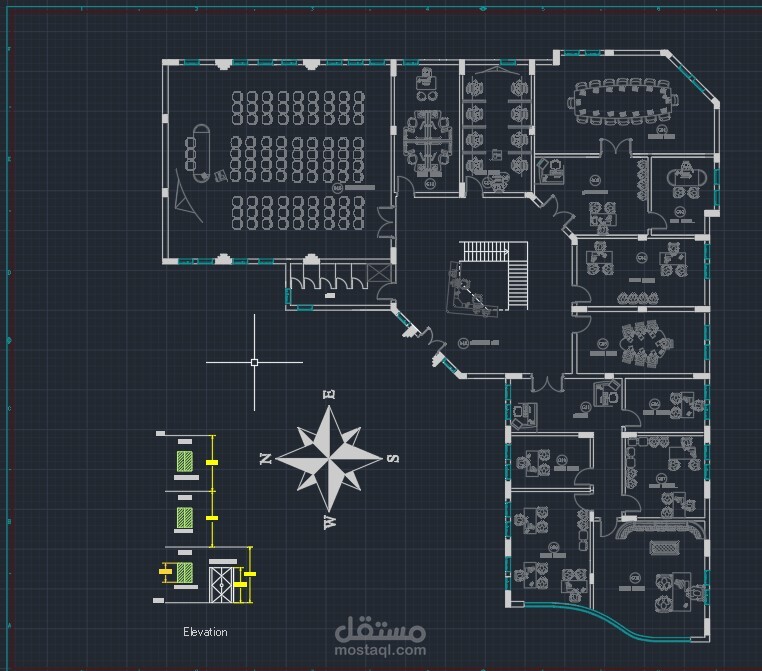 تقدير احمل مشروع office building