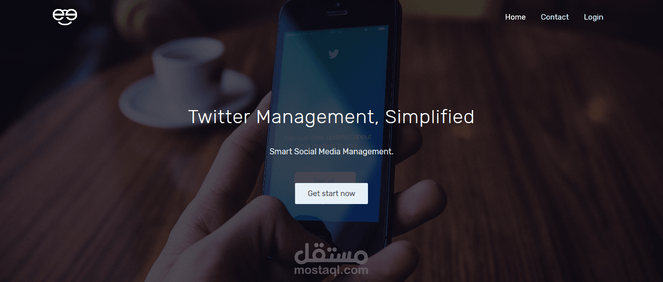تطبيق ويب احصائيات تويتر
