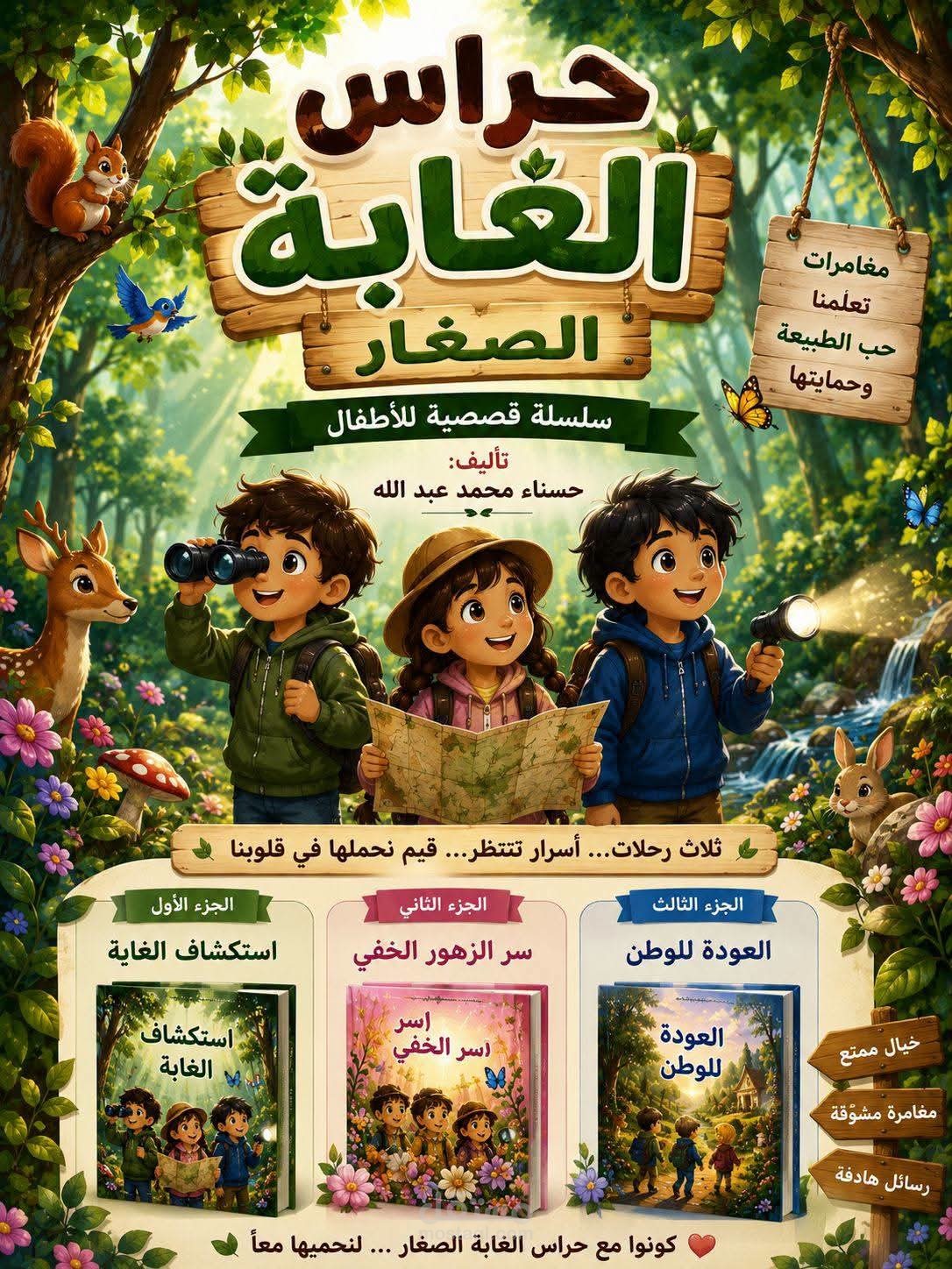 حراس الغابة الصغار – سلسلة قصصية للأطفال