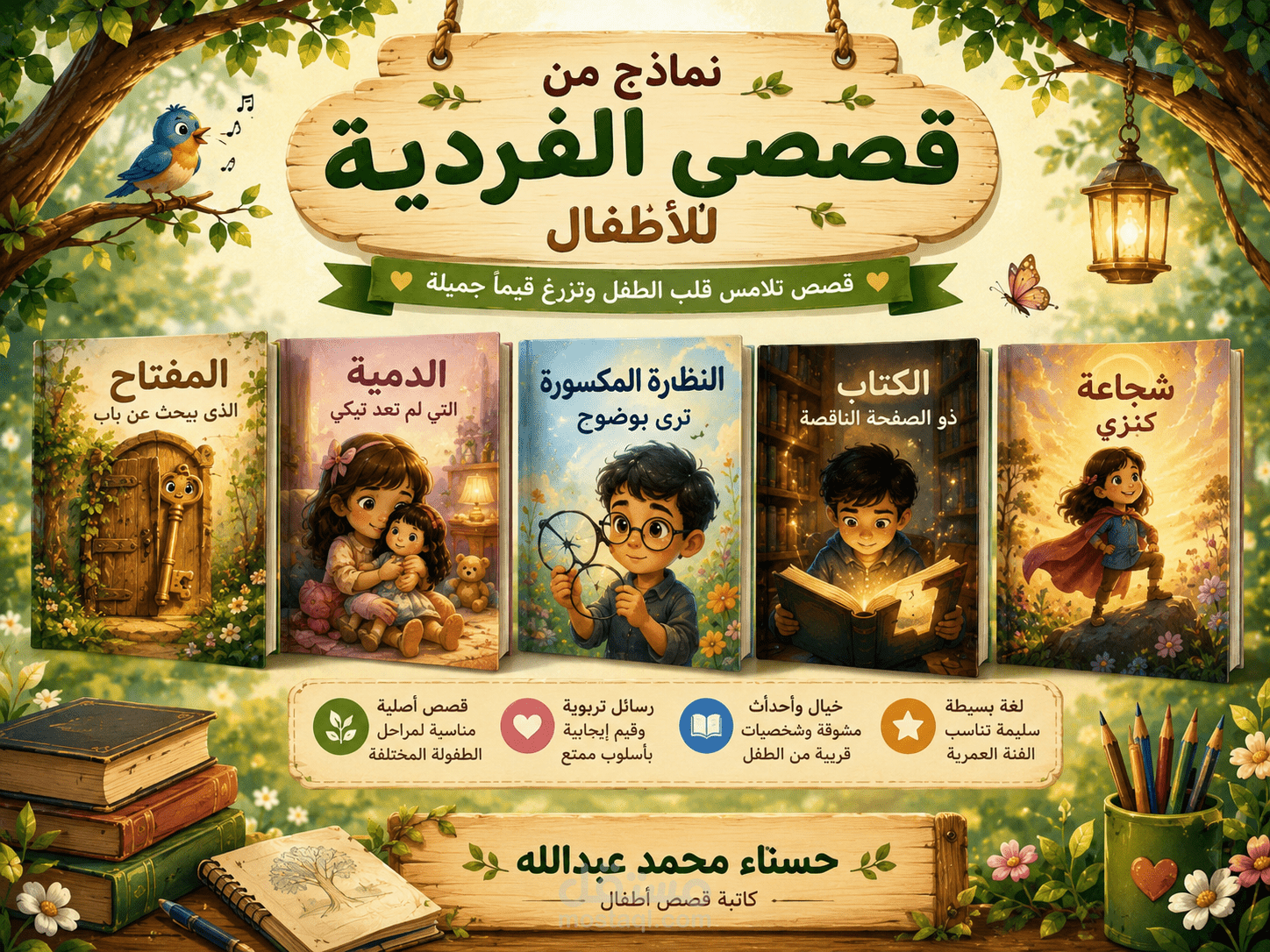 نماذج من قصصي الفردية للأطفال