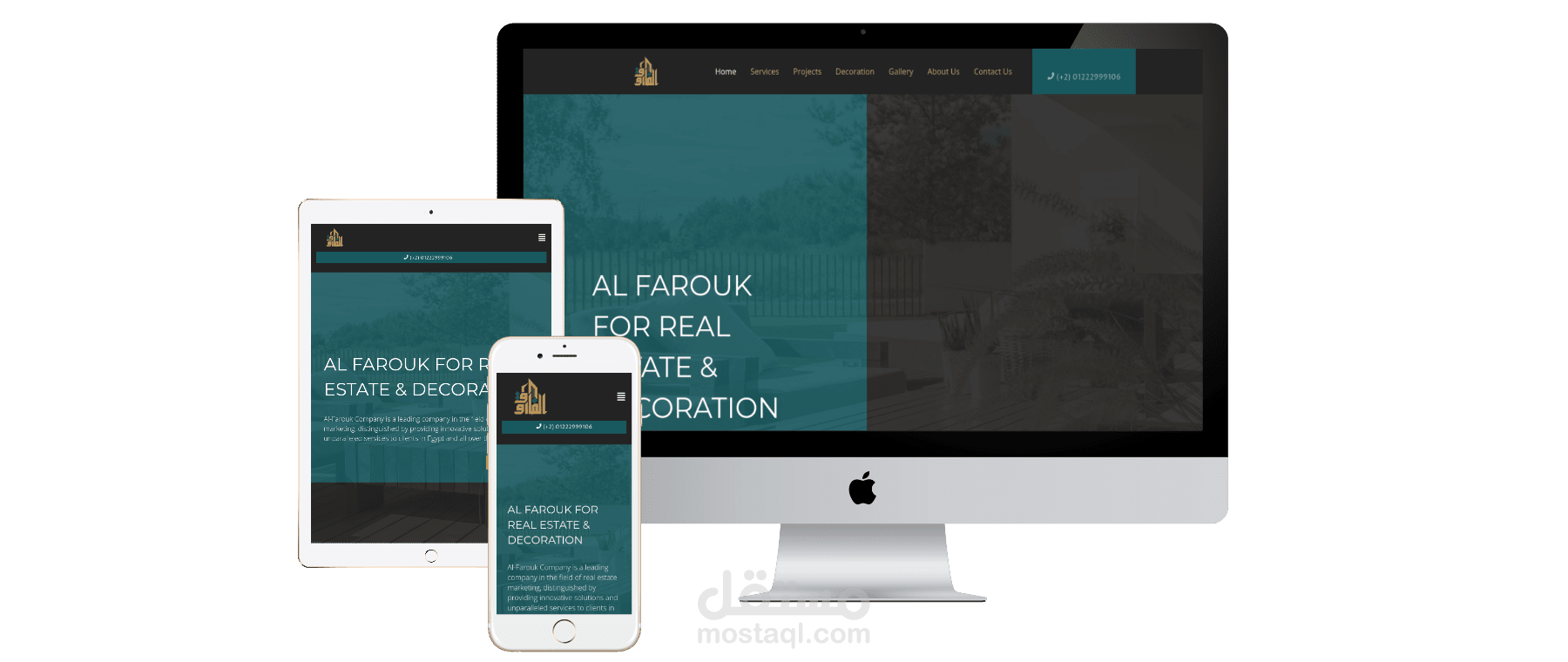 alfaroukrealestate موقع لشركة تسويق عقاري