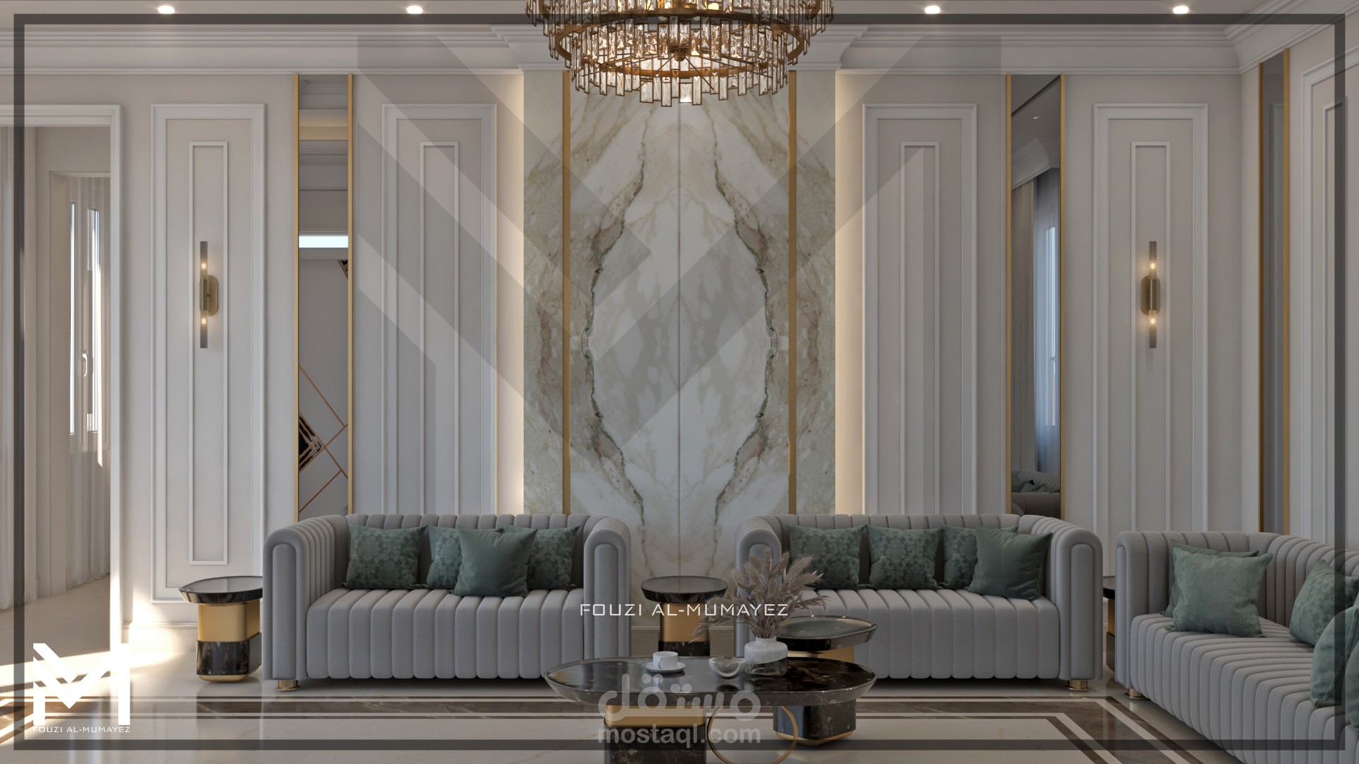 مجلس رجال بتصميم نيو كلاسك