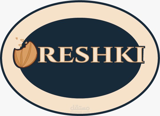 Logo & package box for cookies and oreshkis brand