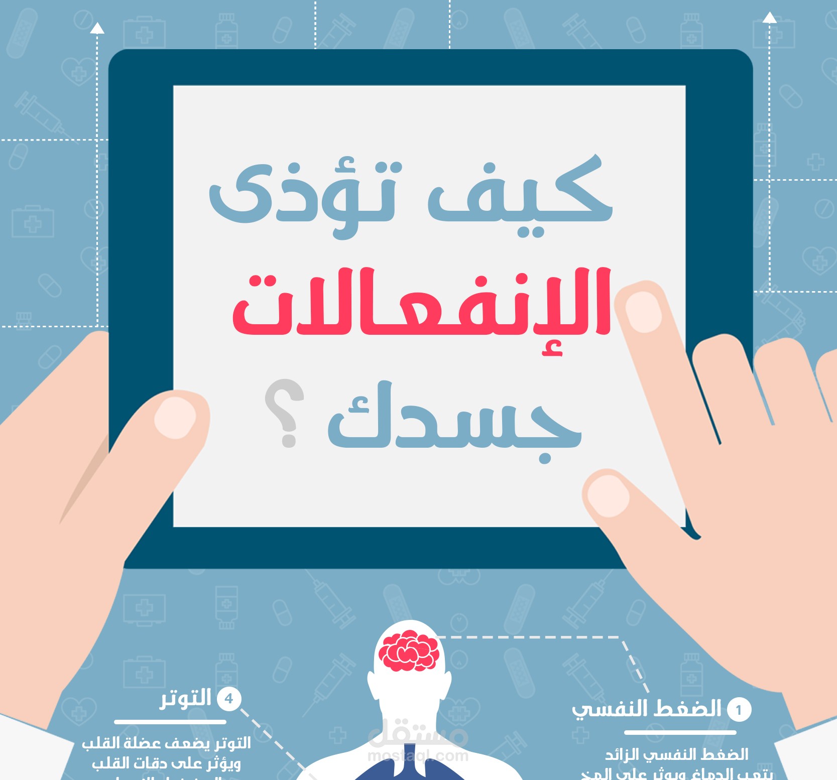 انفوجرافيك طبى  medical infographics