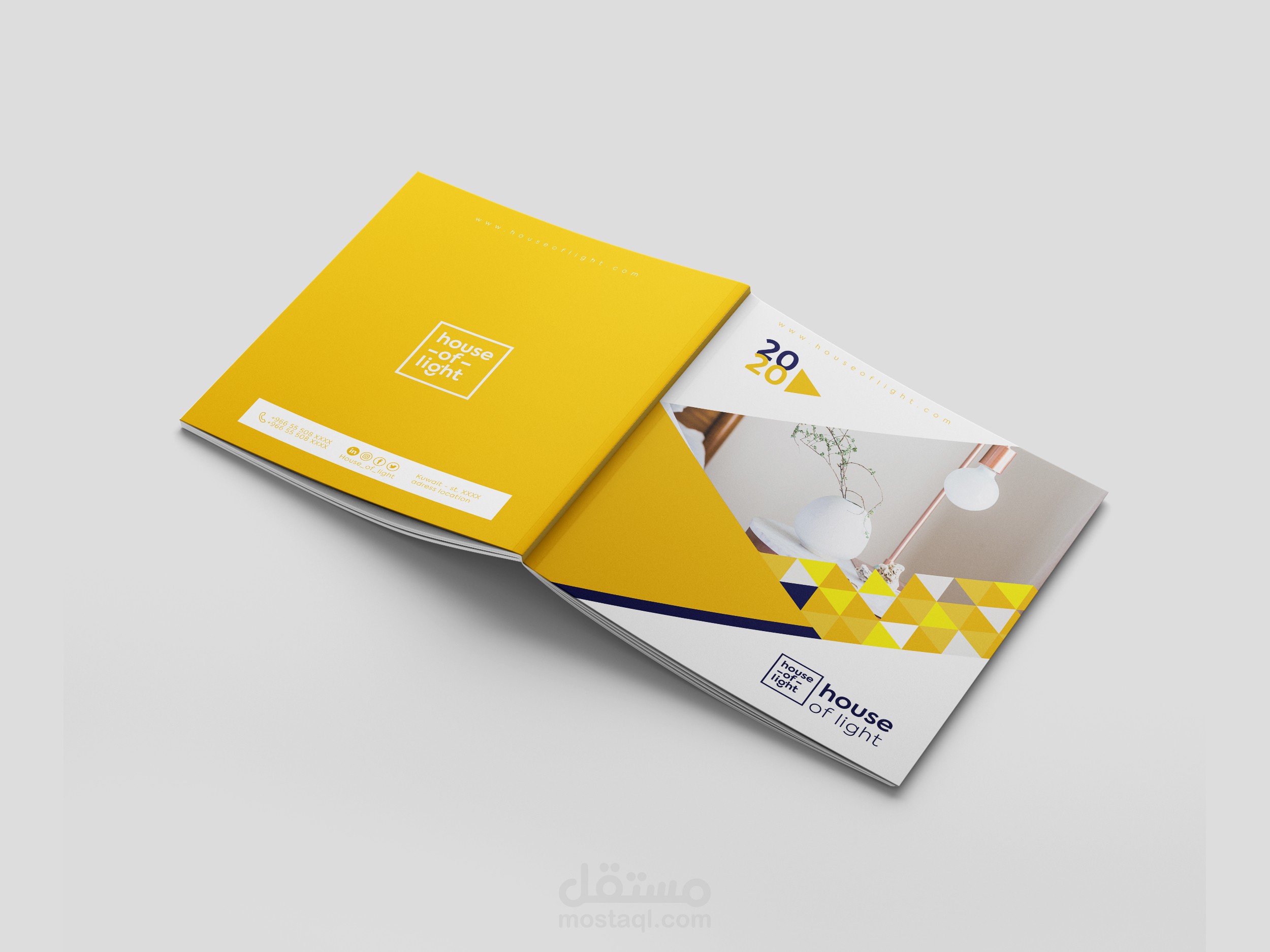 كتيب تعريفي لشركة House Of Lights