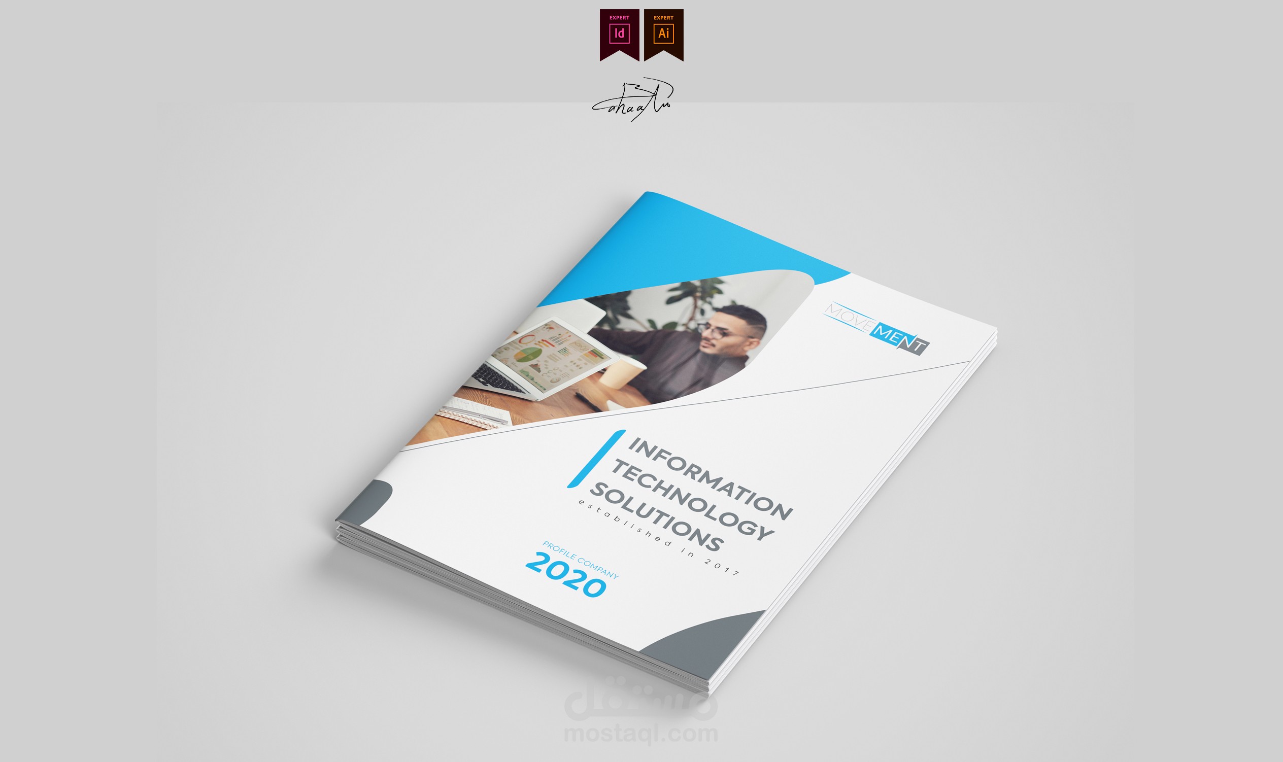 تصميم بروفايل لشركة Movement