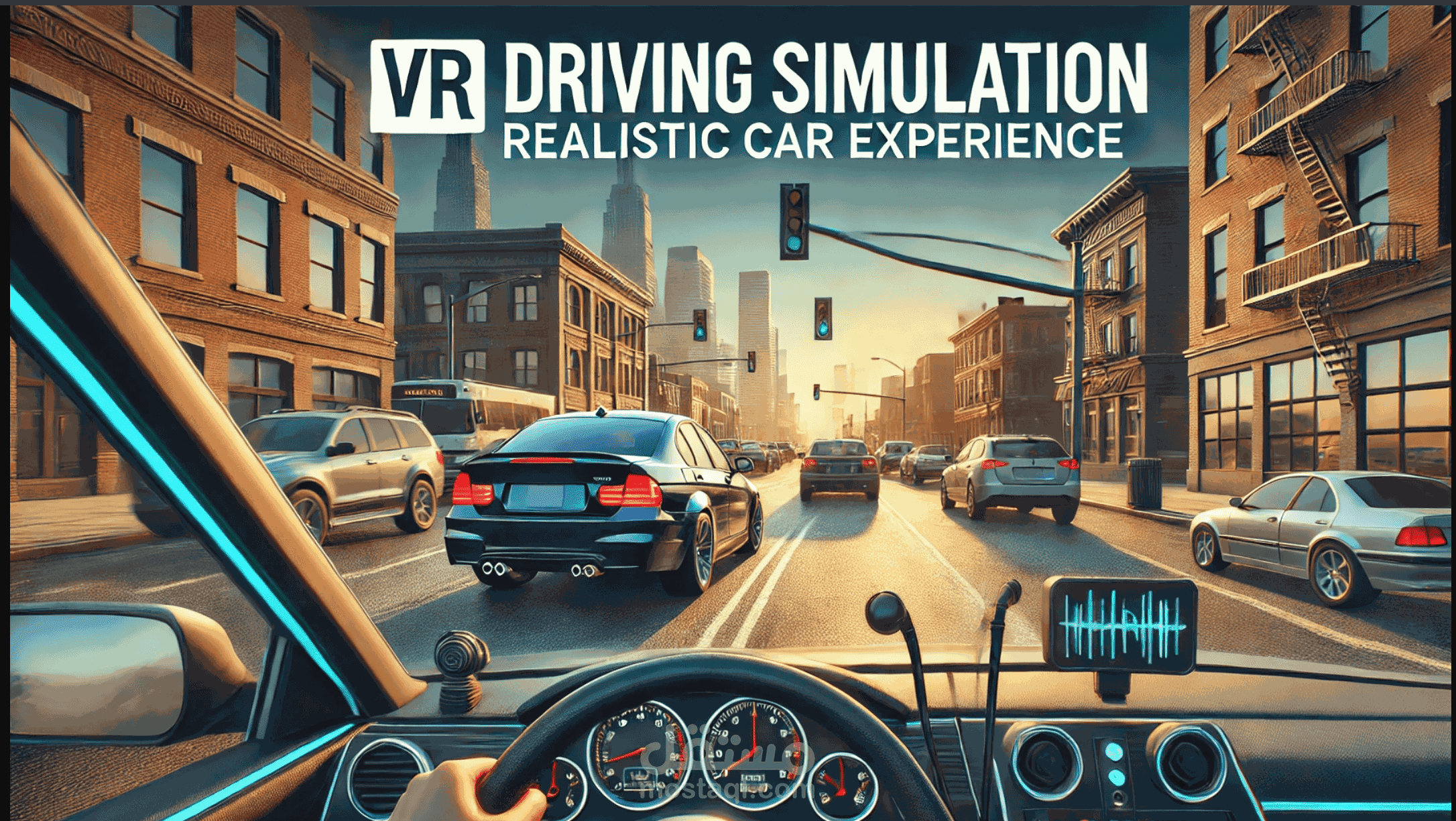 VR Driving Simulation Demo Gameplay by VRtual Grid Studio